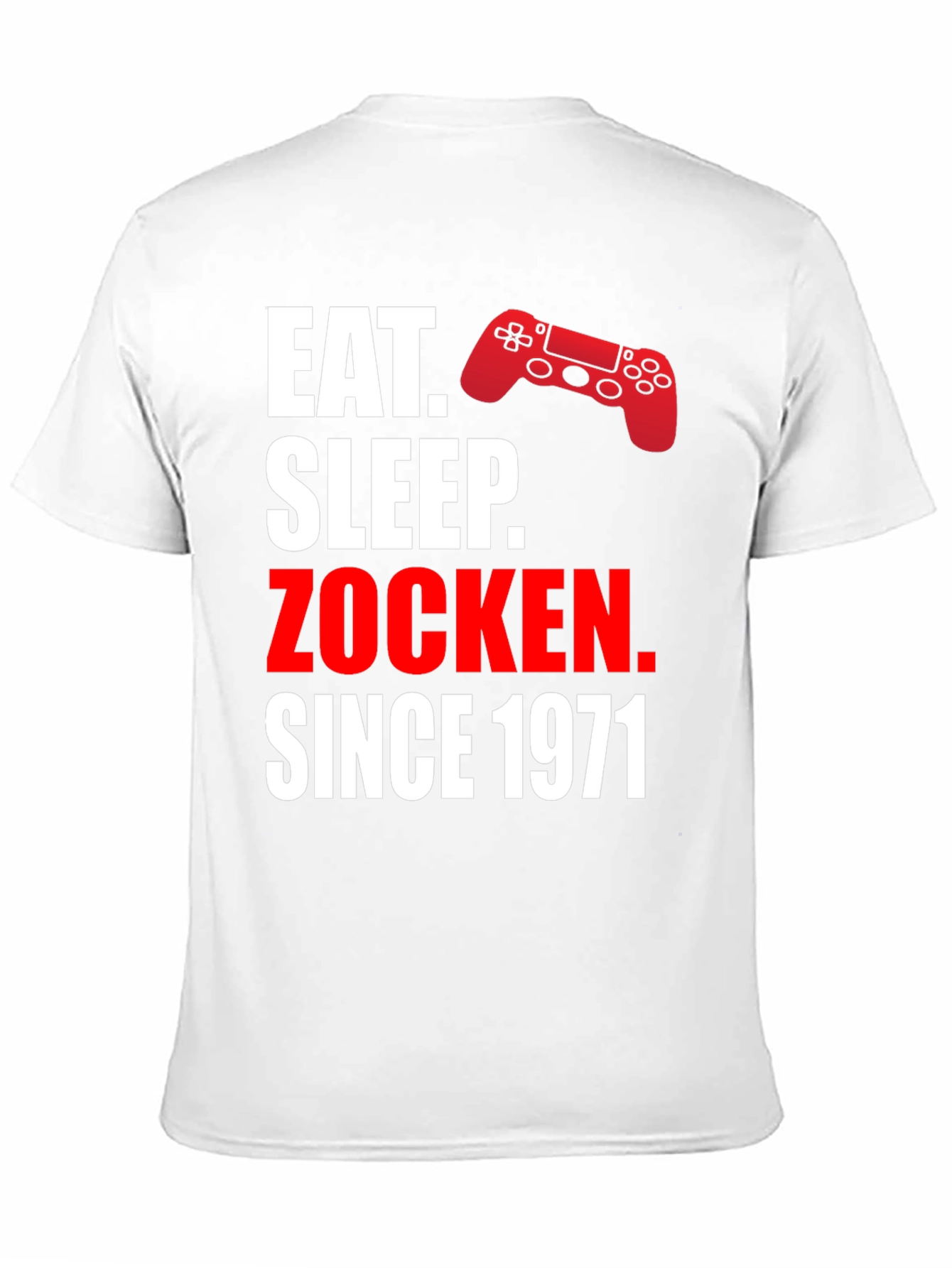 Eat Sleep Zocken Since 1971 Gamer T-Shirt