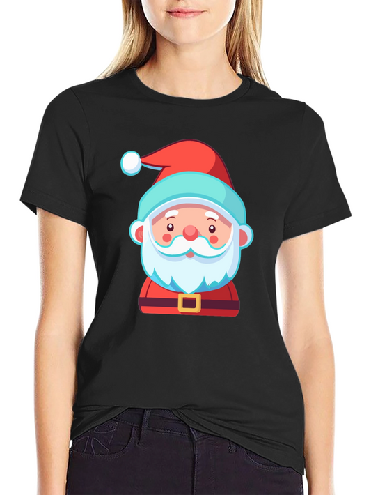 Santa Graphic Tee - Festive Holiday T-Shirt