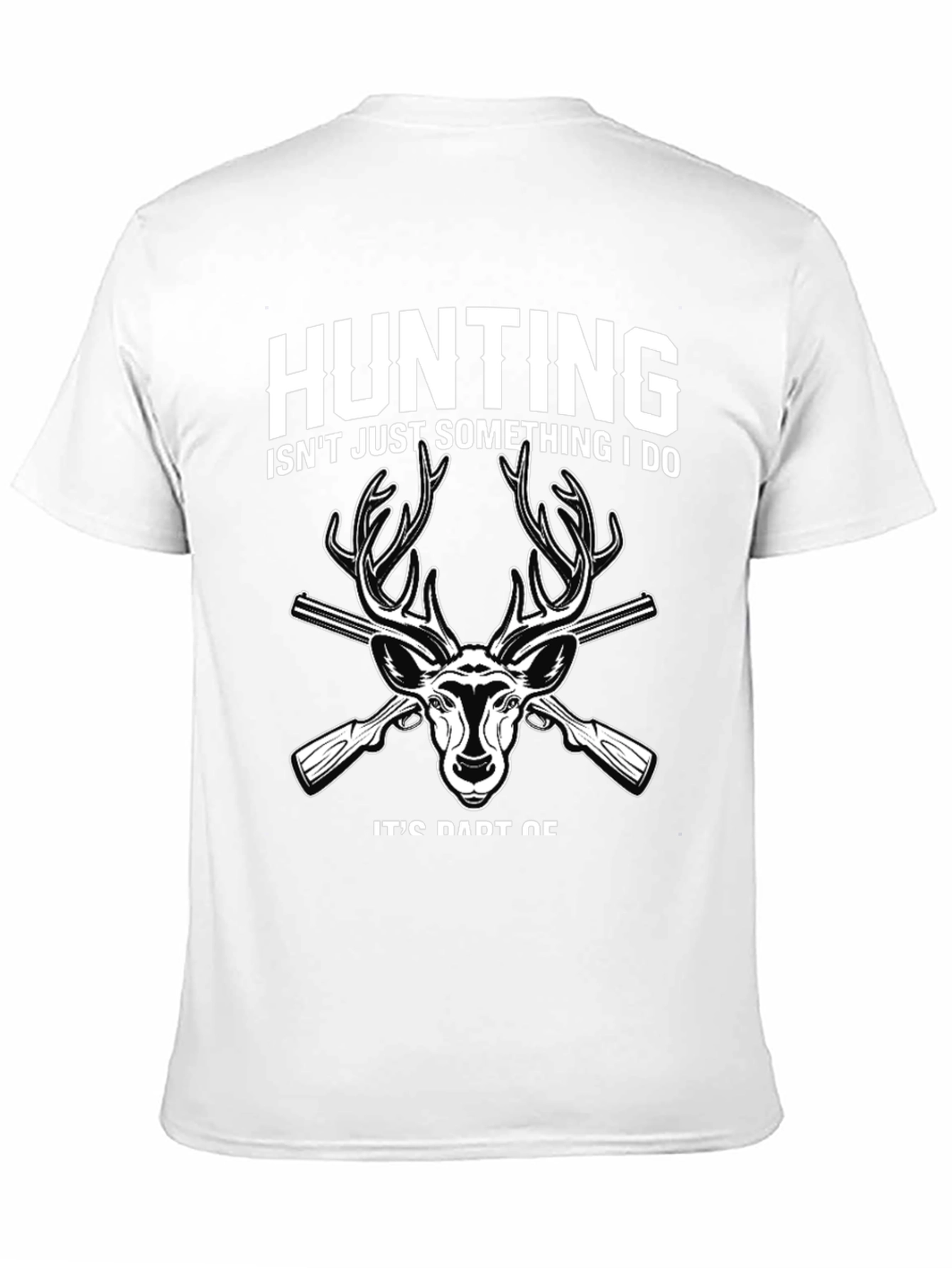 Hunting T-Shirt: Deer & Guns Design