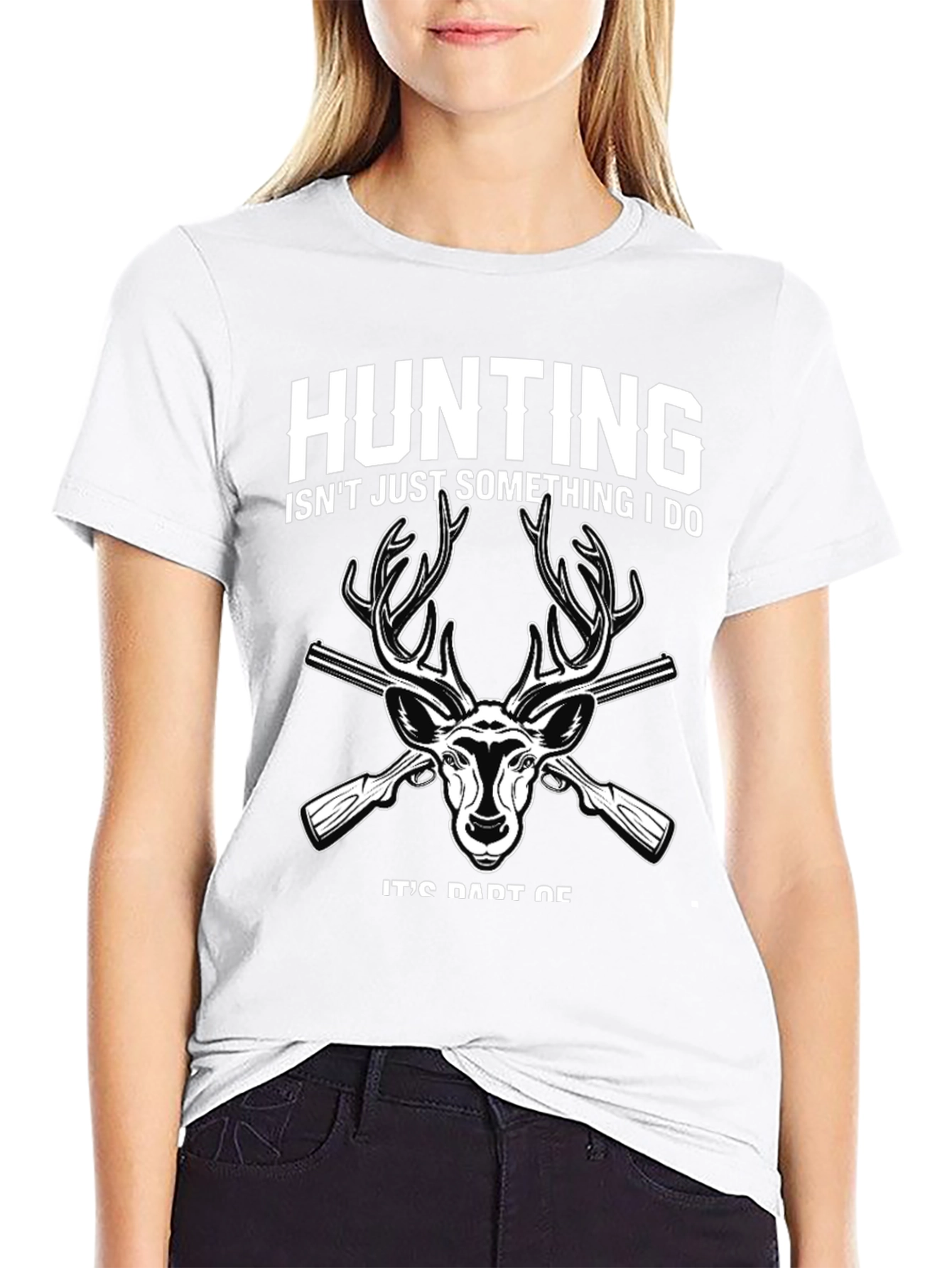 Hunting T-Shirt: Deer & Guns Design