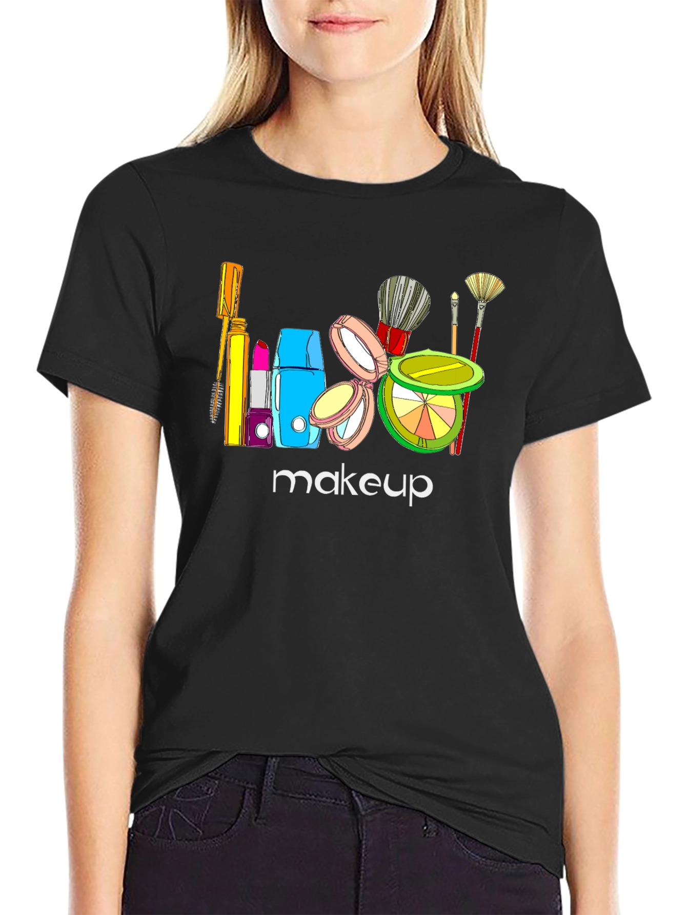 Makeup Graphic T-Shirt