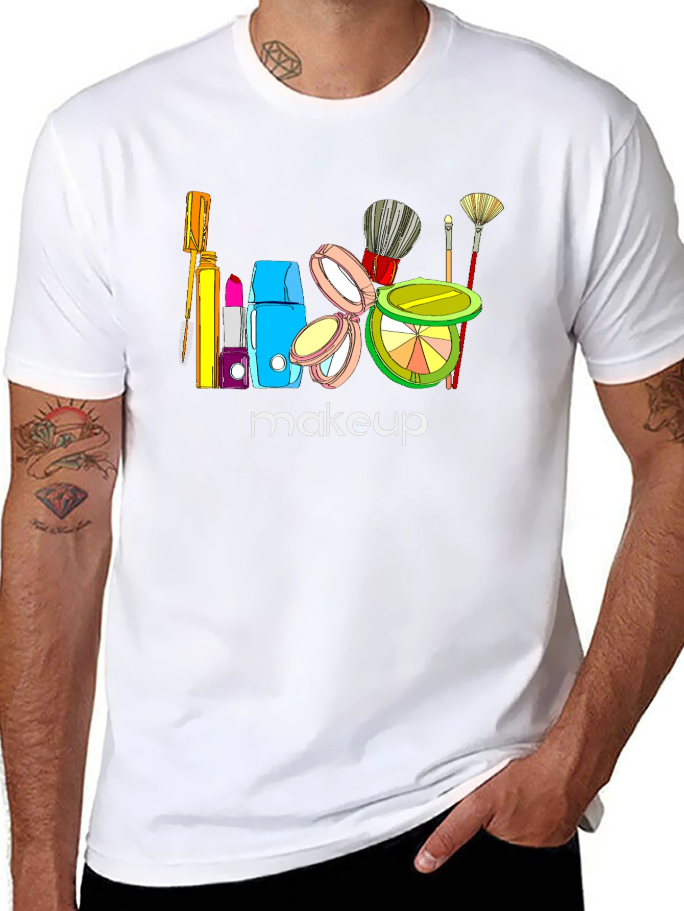 Makeup Graphic T-Shirt