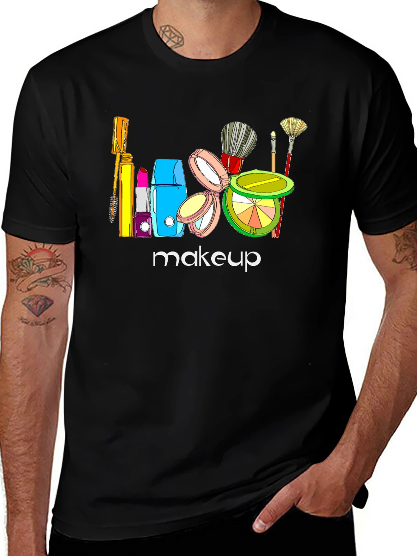 Makeup Graphic T-Shirt