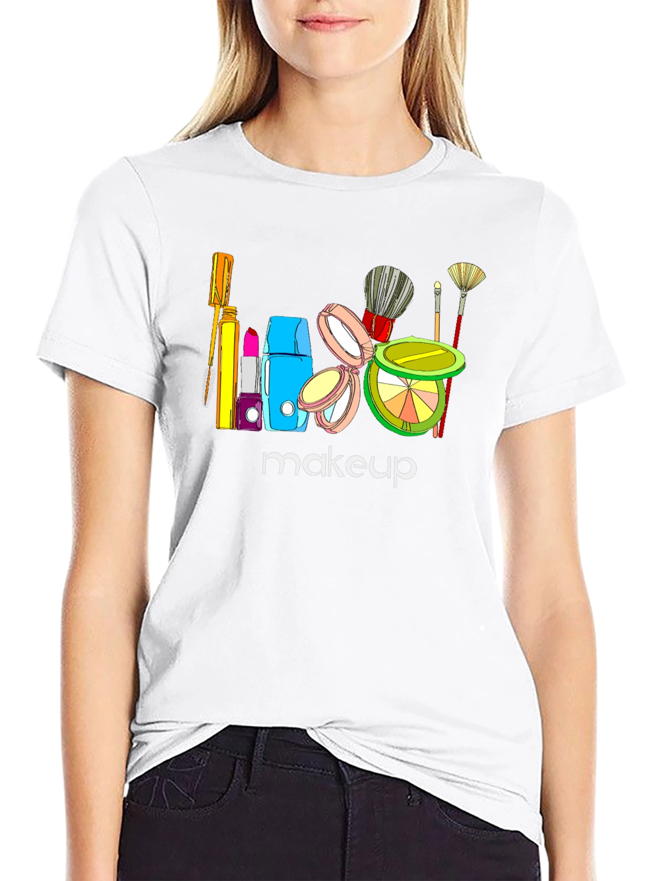 Makeup Graphic T-Shirt