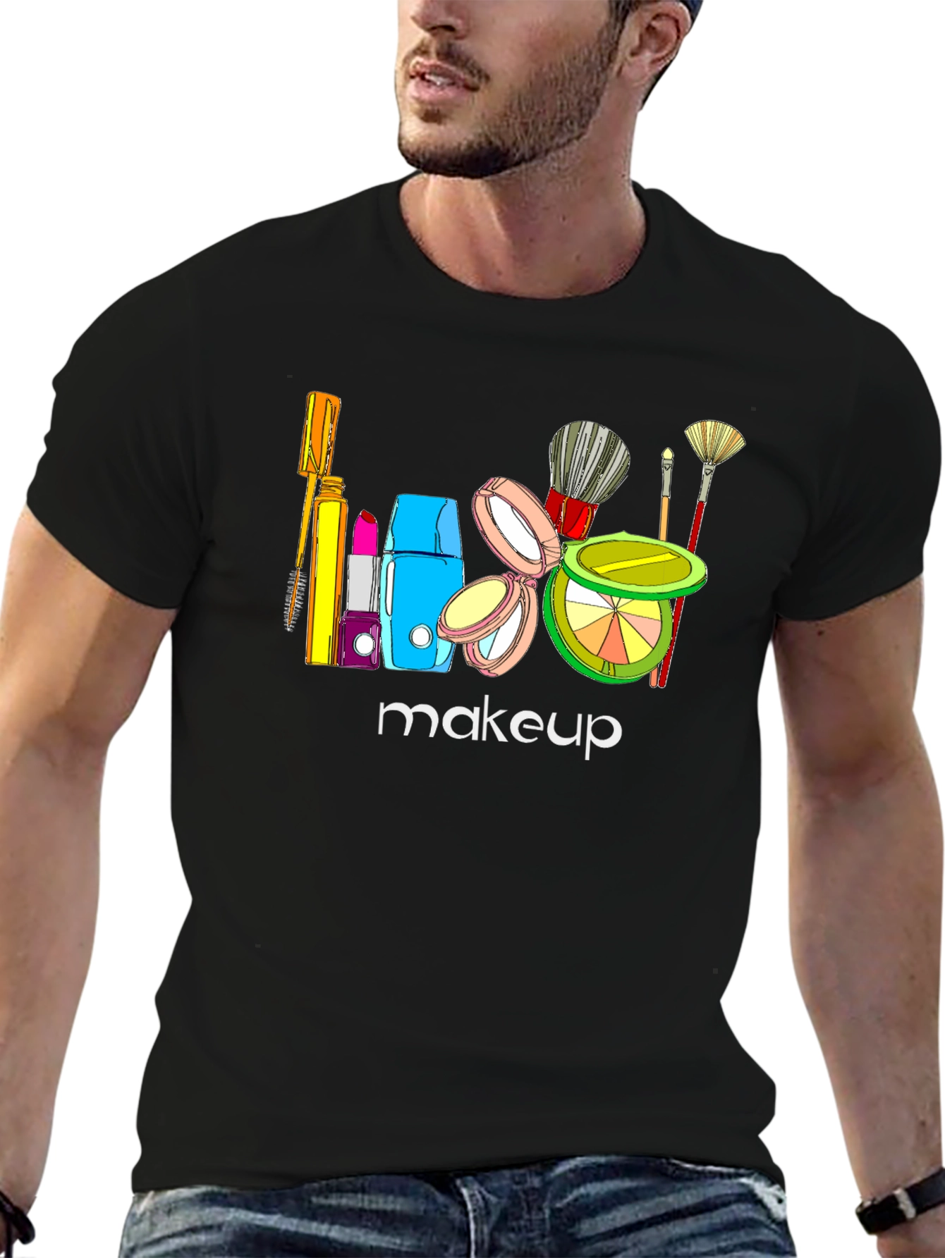 Makeup Graphic T-Shirt