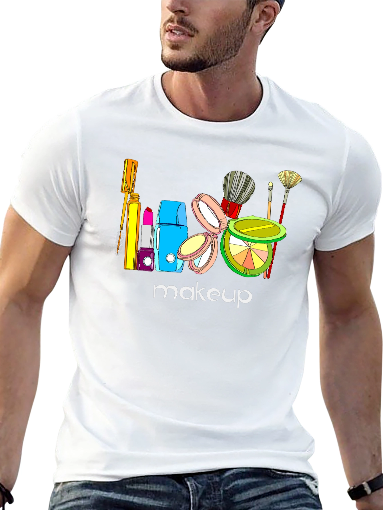 Makeup Graphic T-Shirt