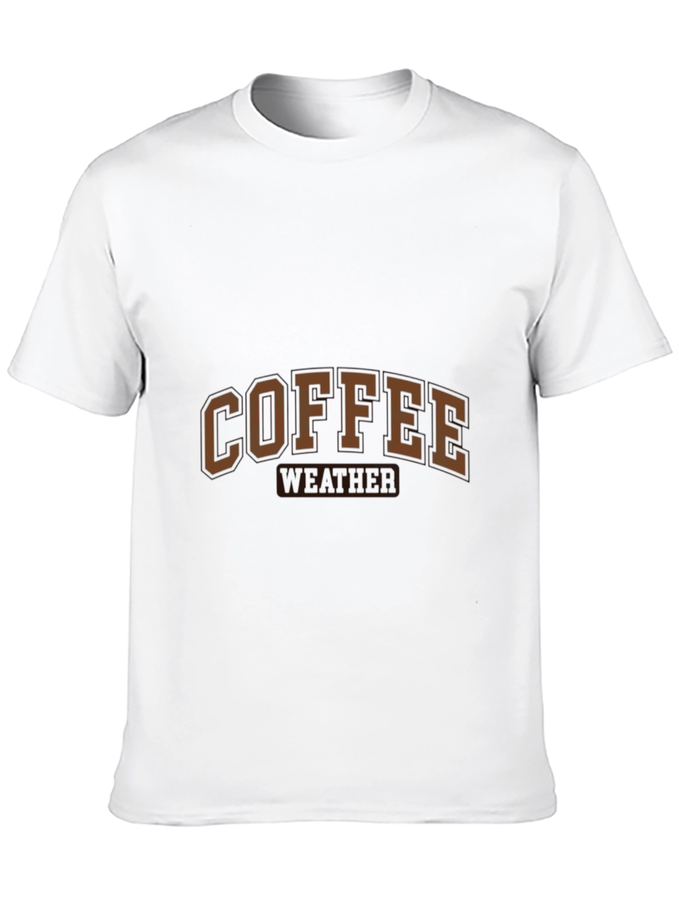 Coffee Weather Graphic T-Shirt - Casual Wear