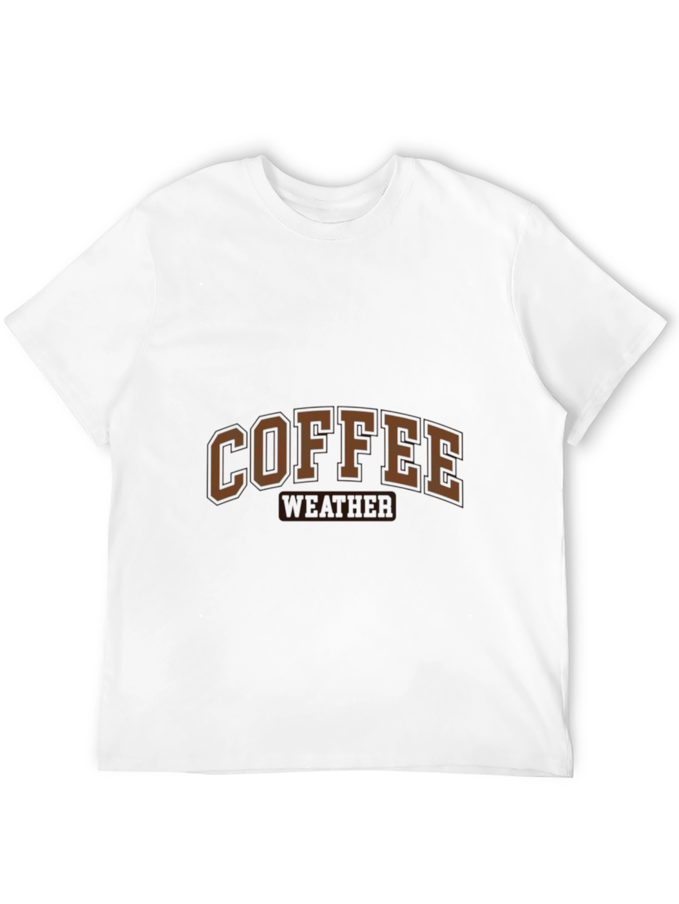 Coffee Weather Graphic T-Shirt - Casual Wear