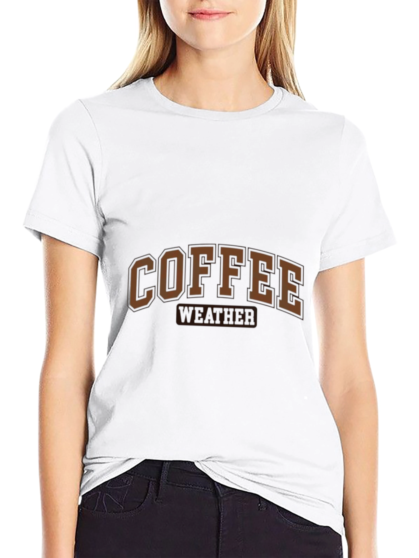 Coffee Weather Graphic T-Shirt - Casual Wear