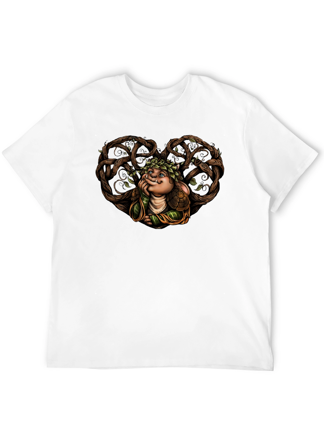 Enchanting Goblin Heart T-Shirt - Black
