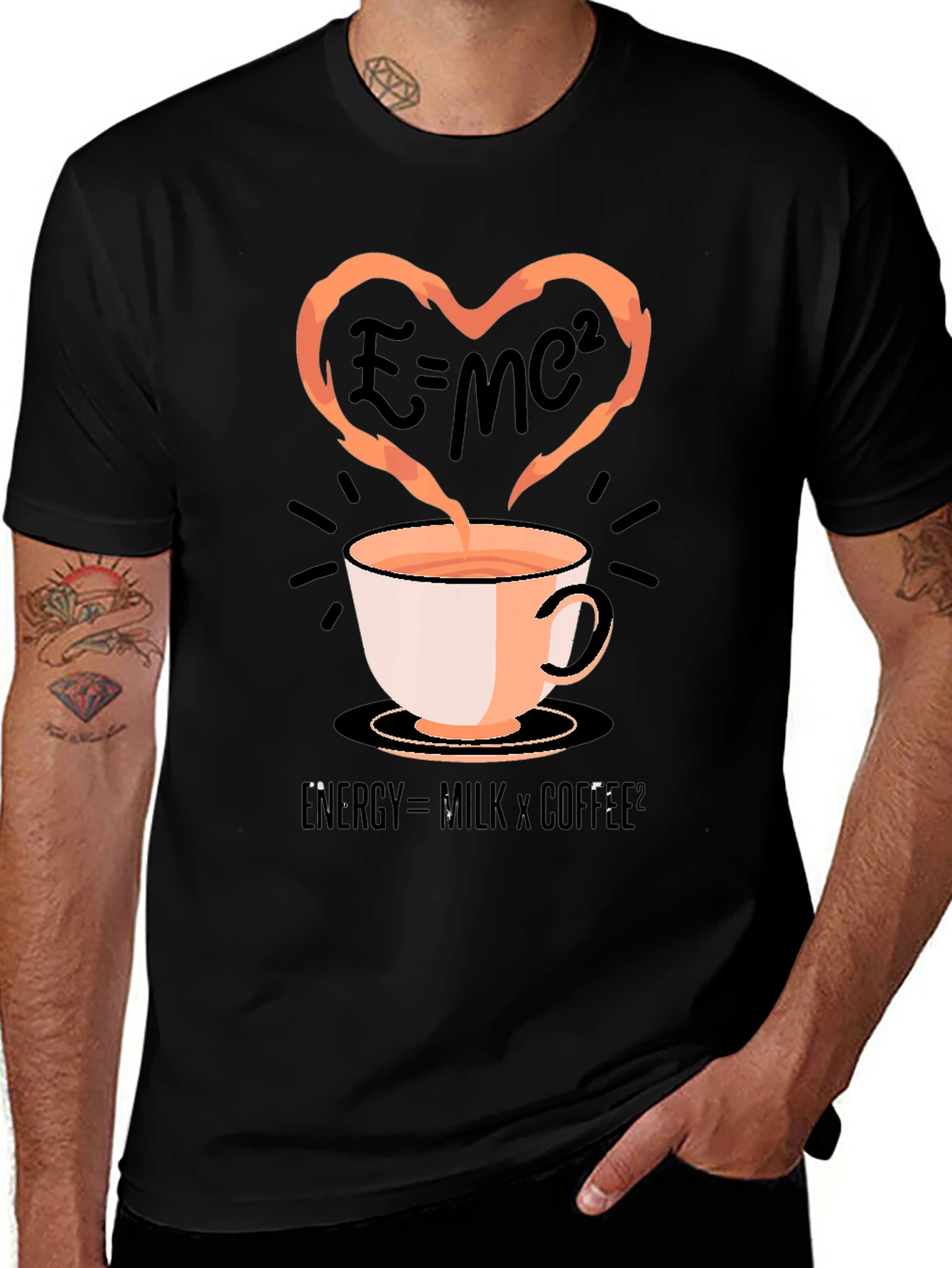 E=MC2 Coffee Lovers Tee