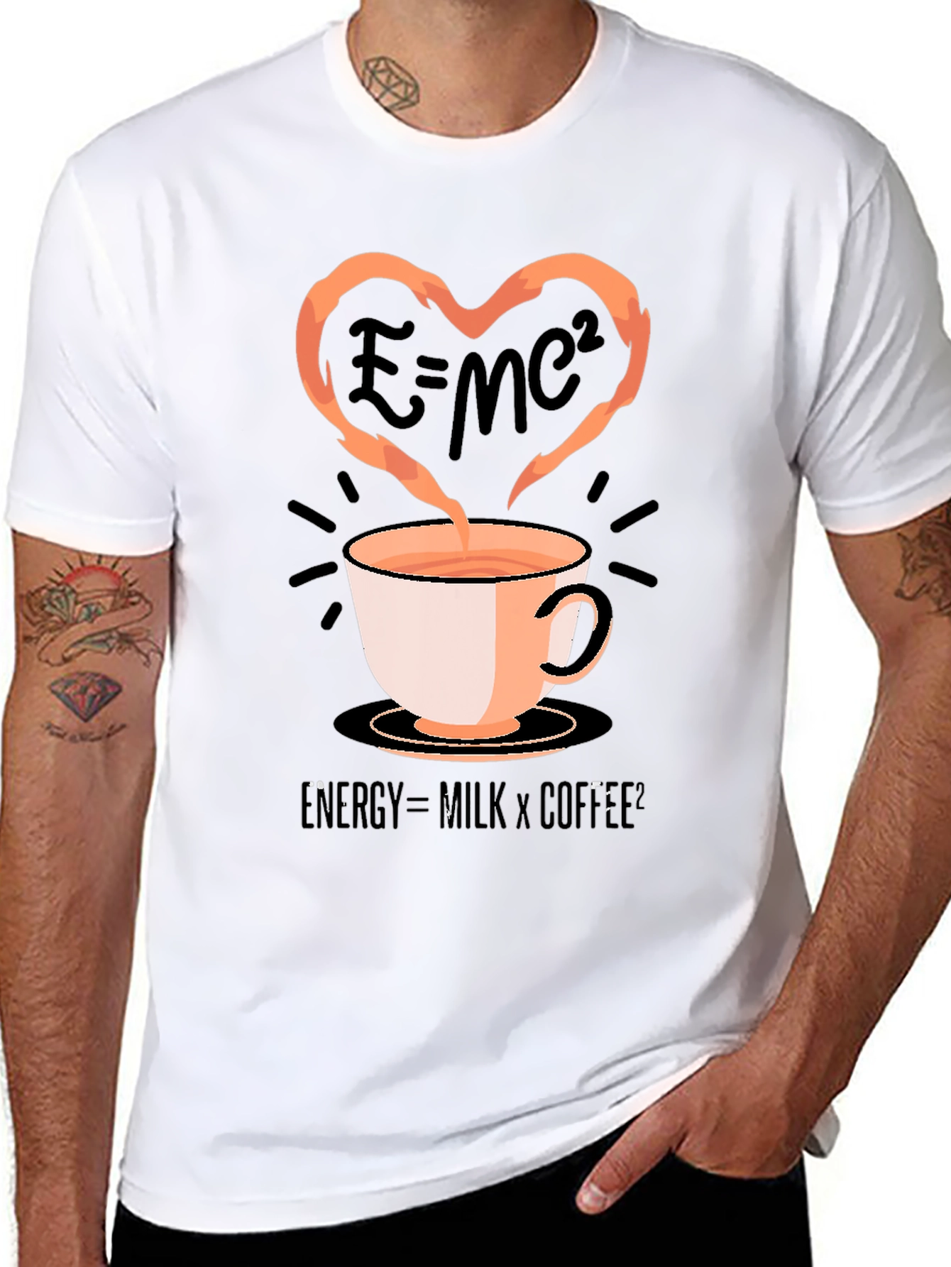 E=MC2 Coffee Lovers Tee