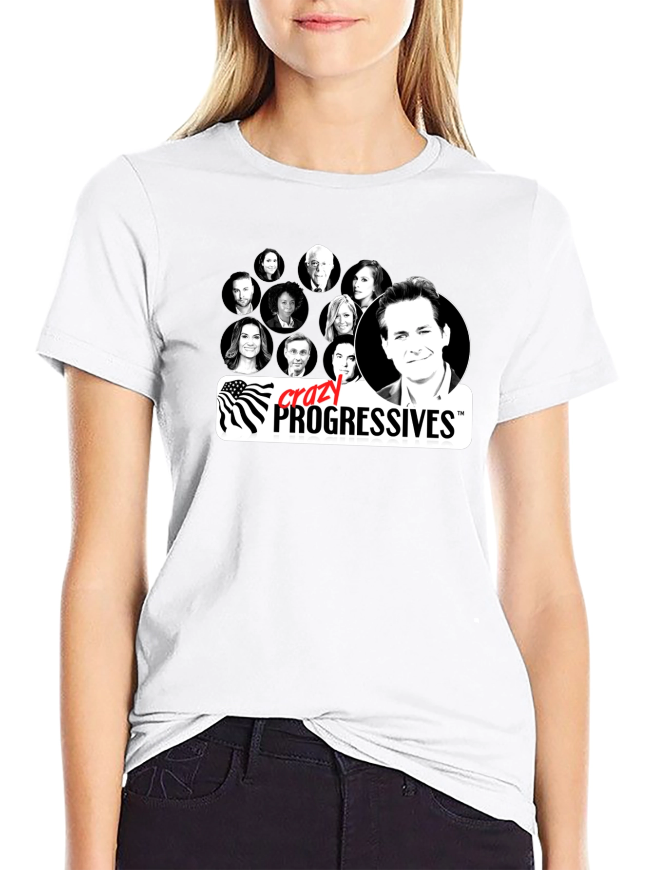 Crazy Progressives Black T-Shirt