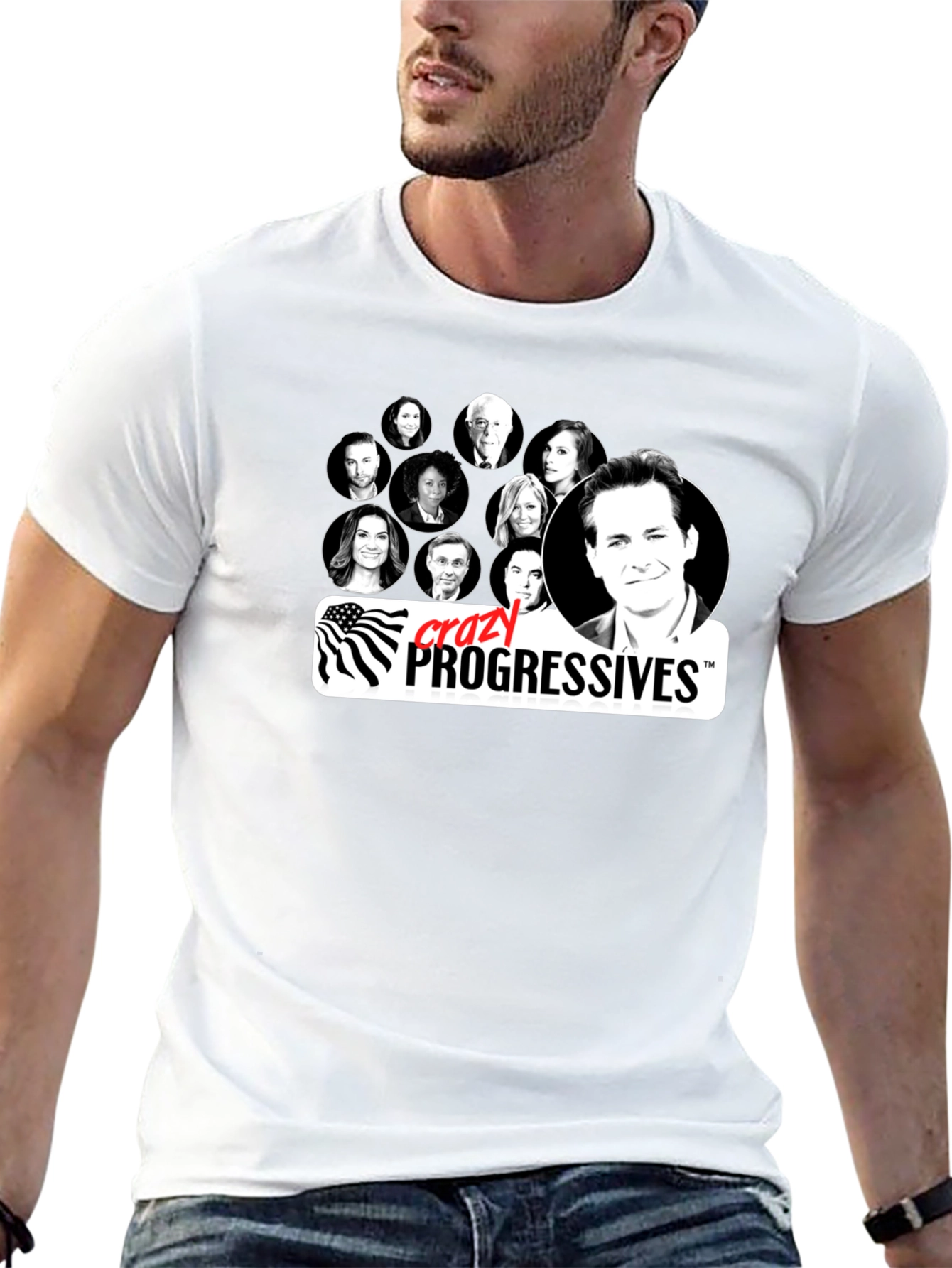 Crazy Progressives Black T-Shirt