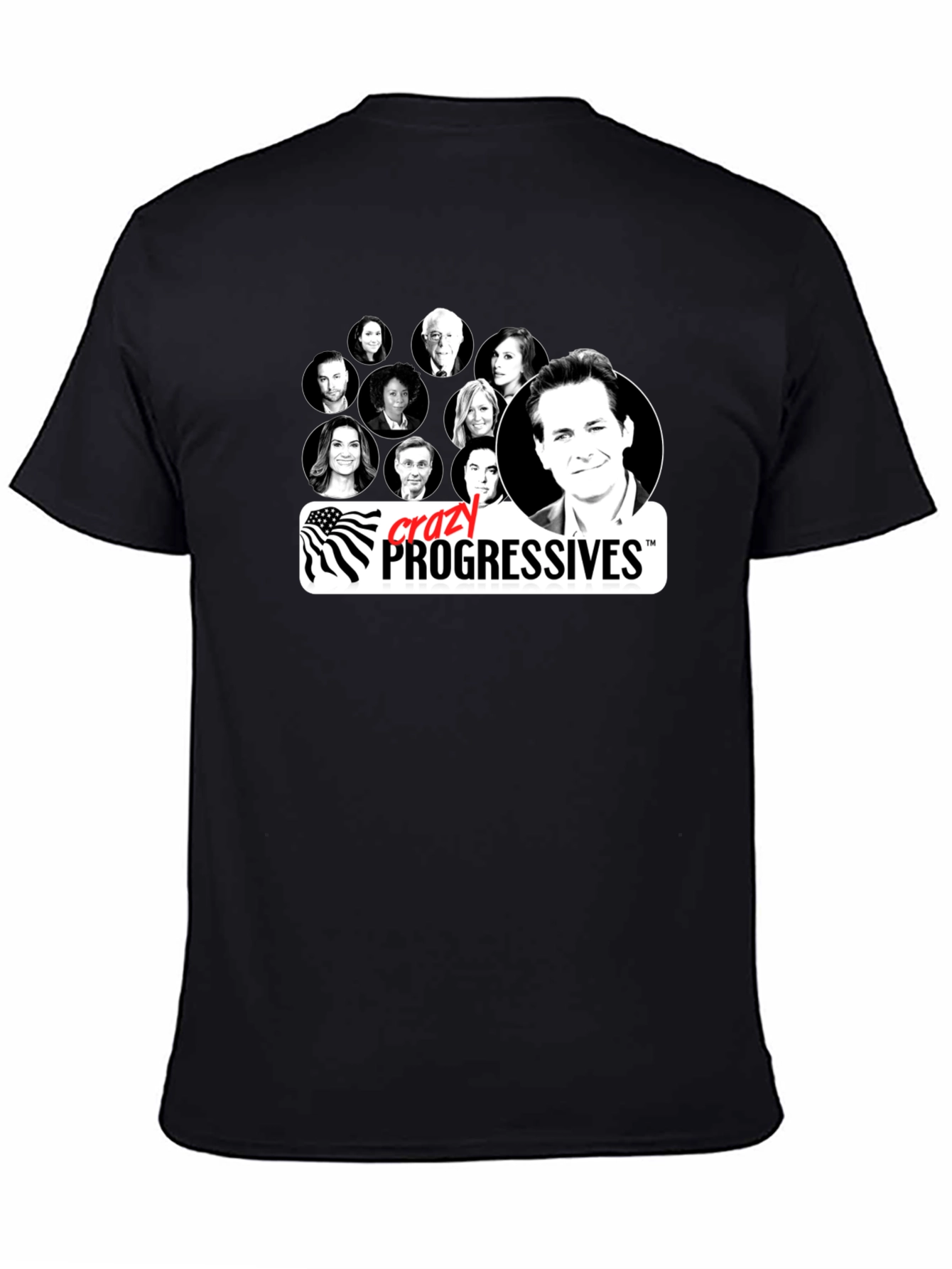 Crazy Progressives Black T-Shirt