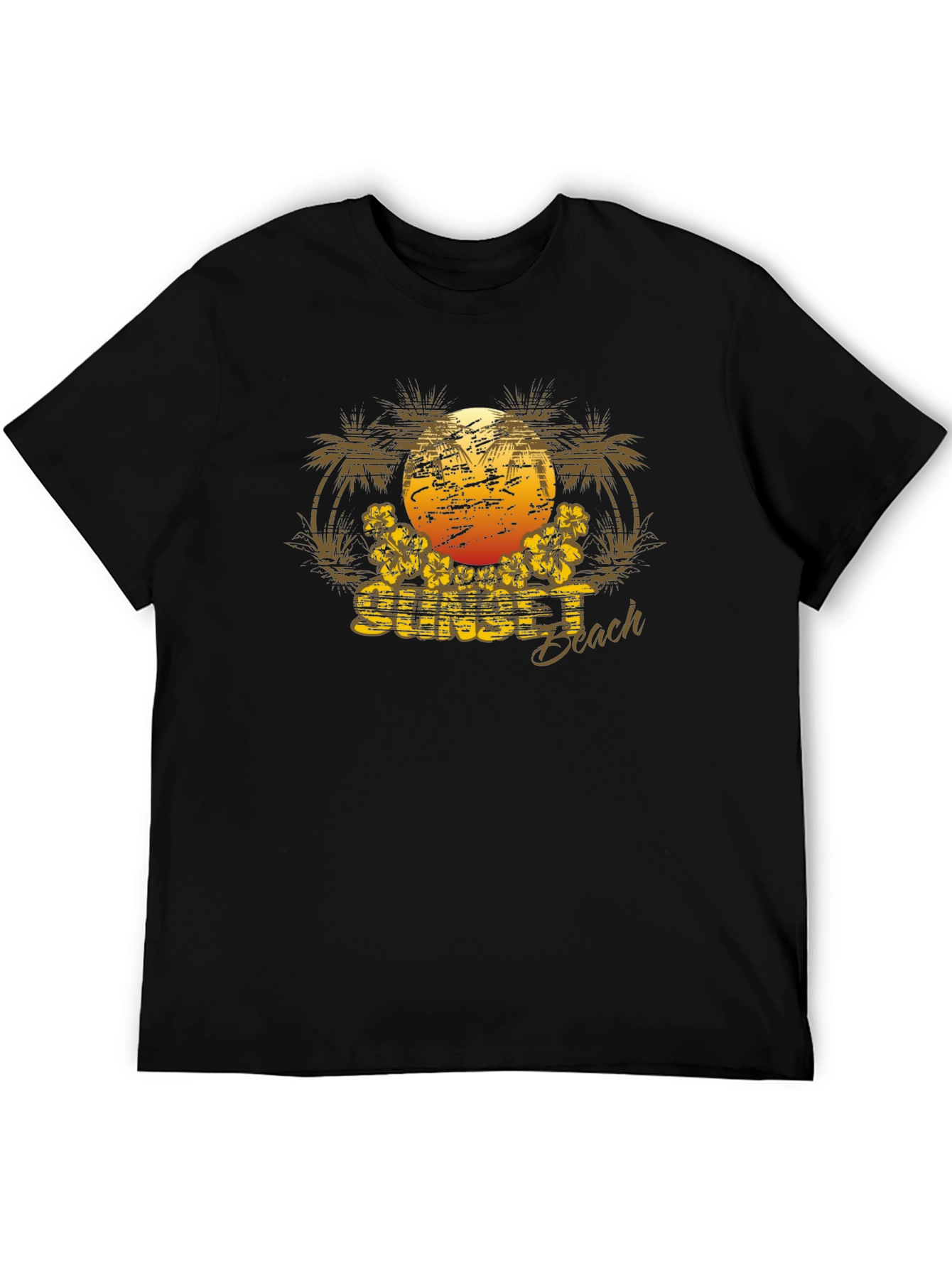 Sunset Beach Graphic T-Shirt