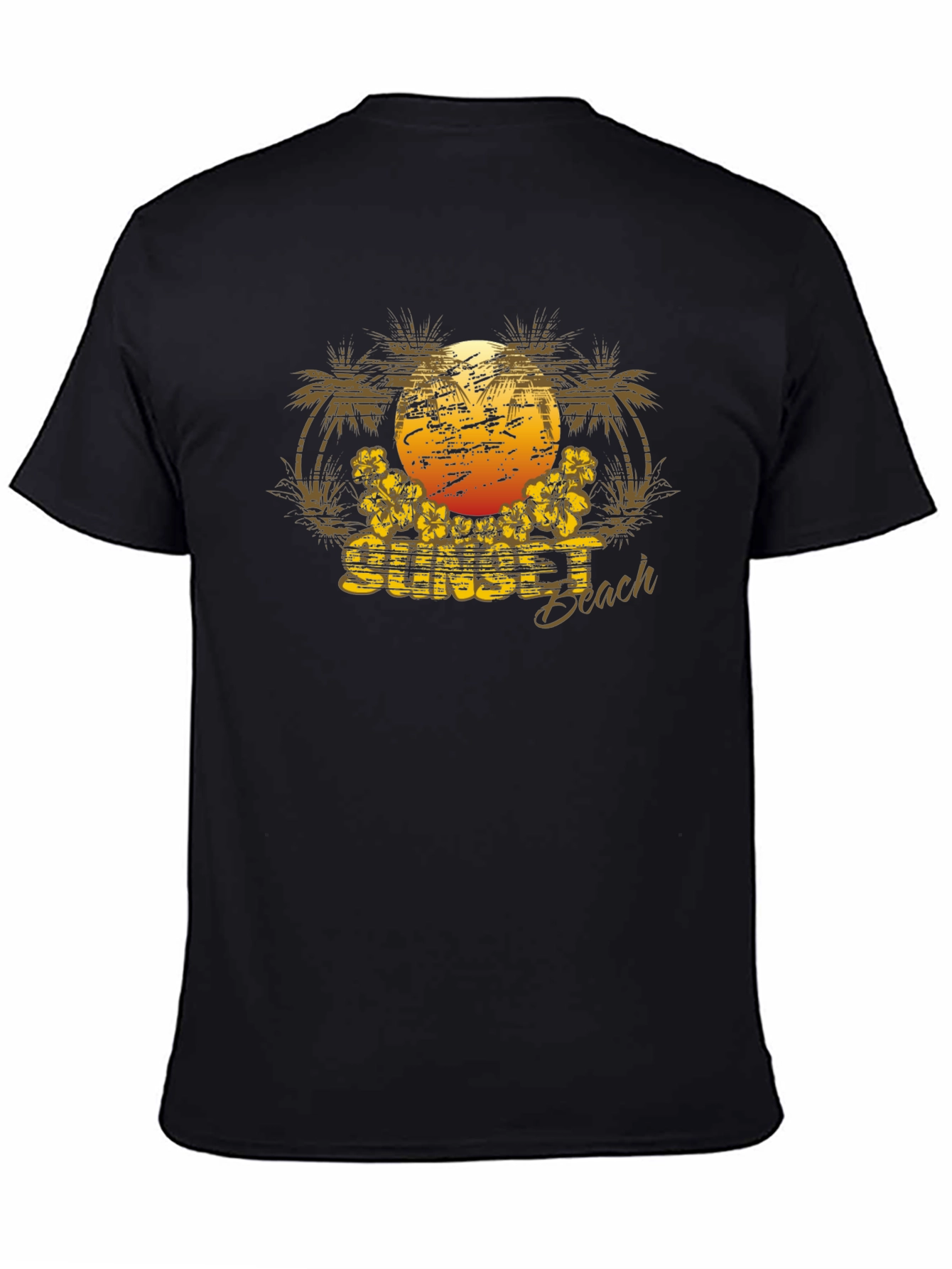 Sunset Beach Graphic T-Shirt