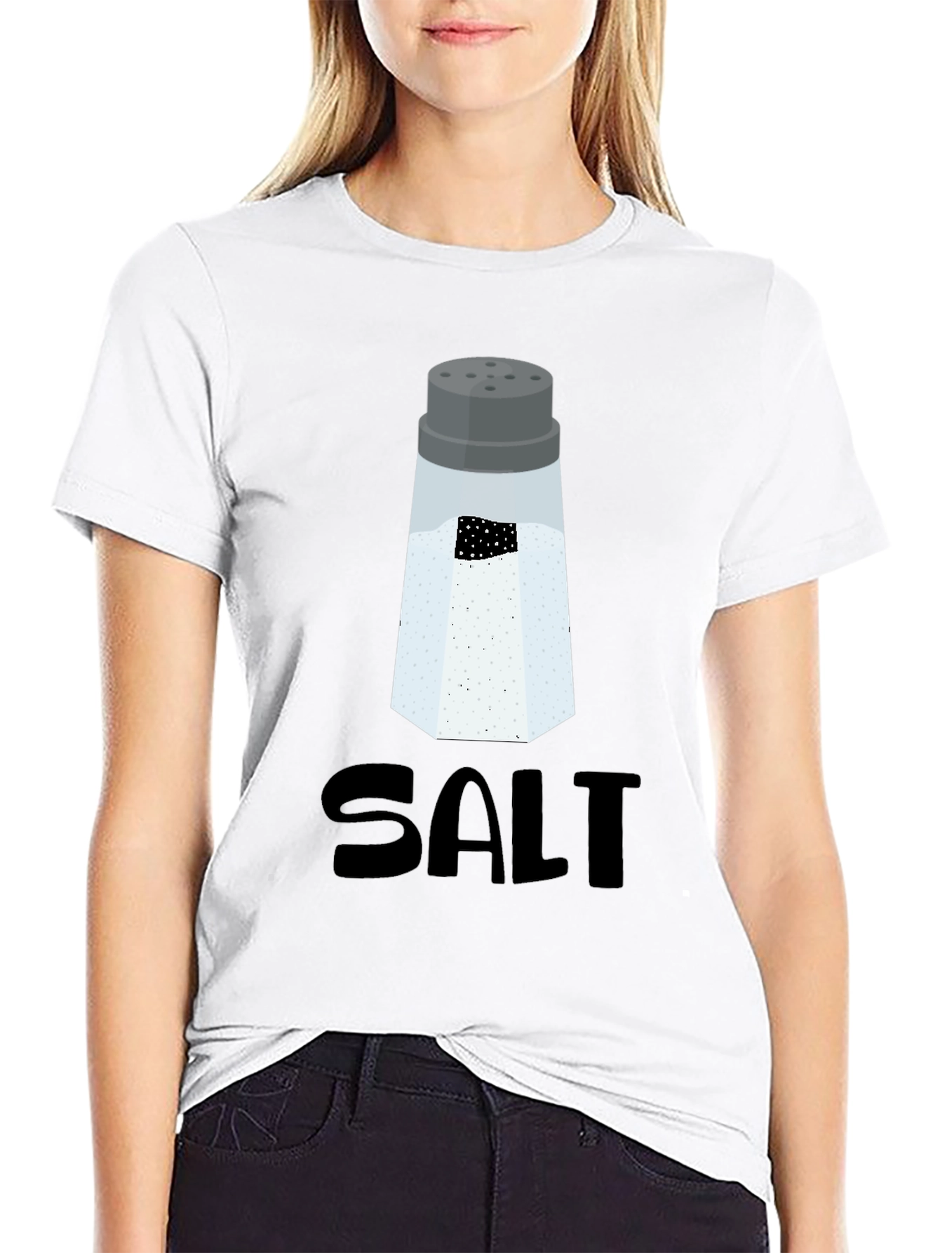 Salt Shaker Graphic T-Shirt - Funny Food Tee