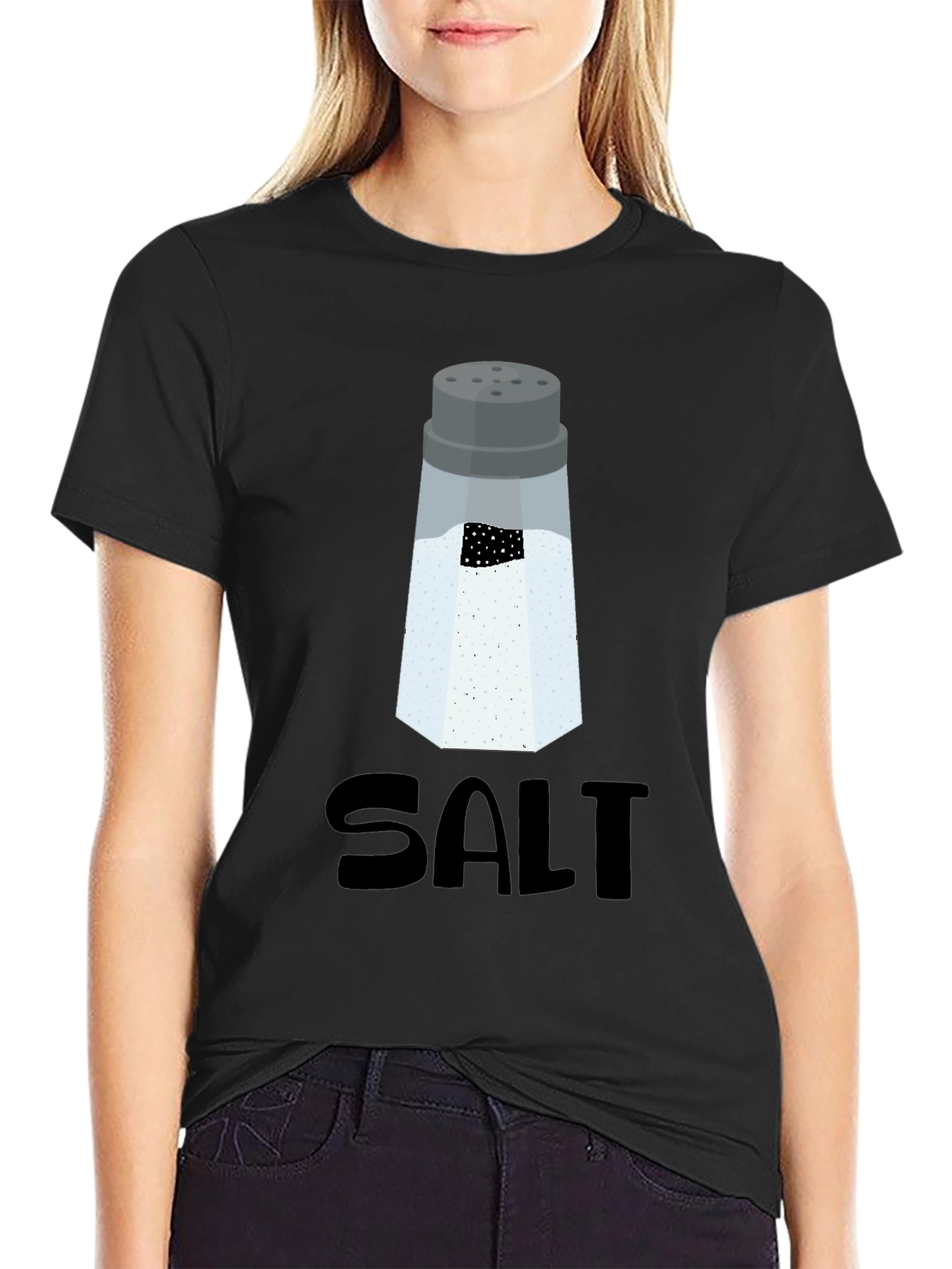 Salt Shaker Graphic T-Shirt - Funny Food Tee