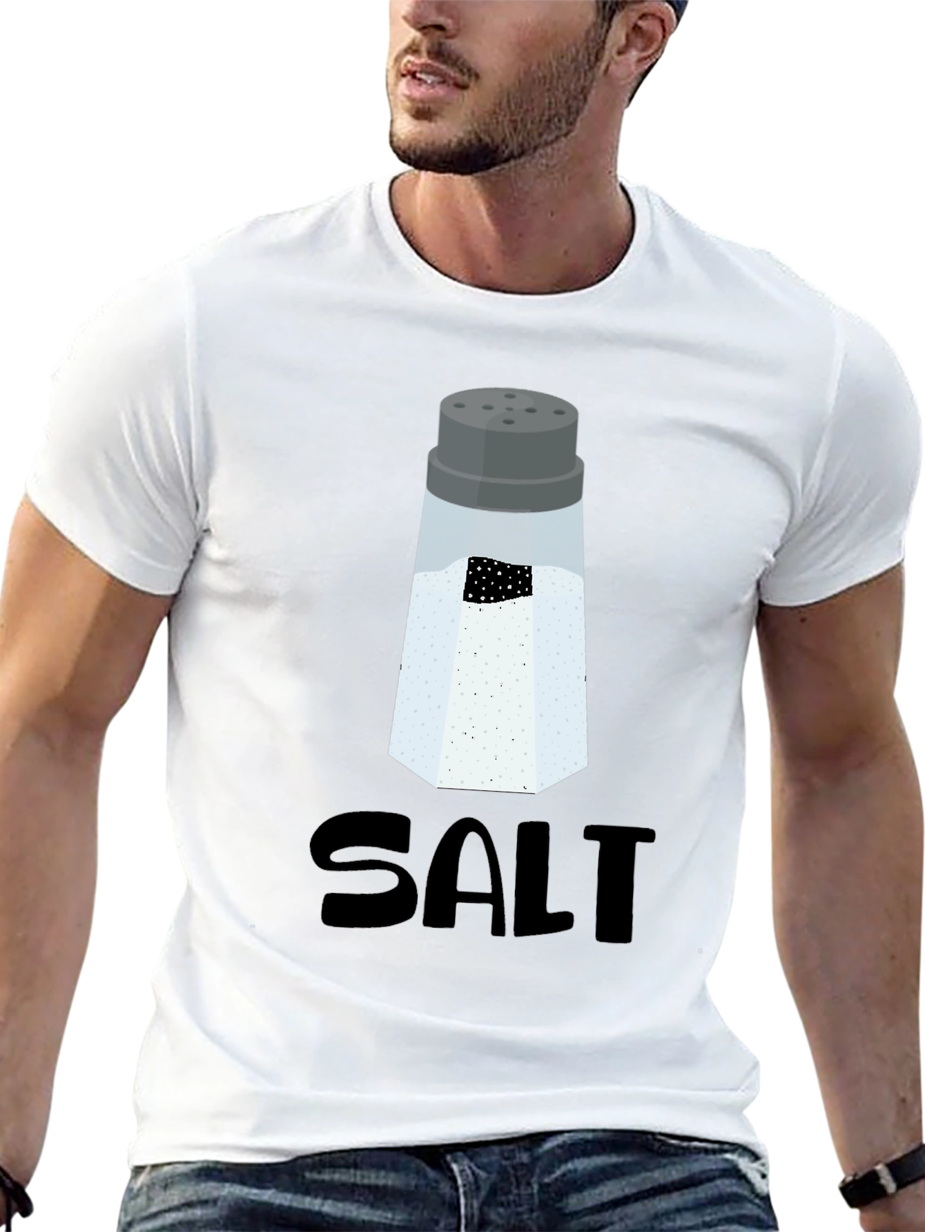 Salt Shaker Graphic T-Shirt - Funny Food Tee