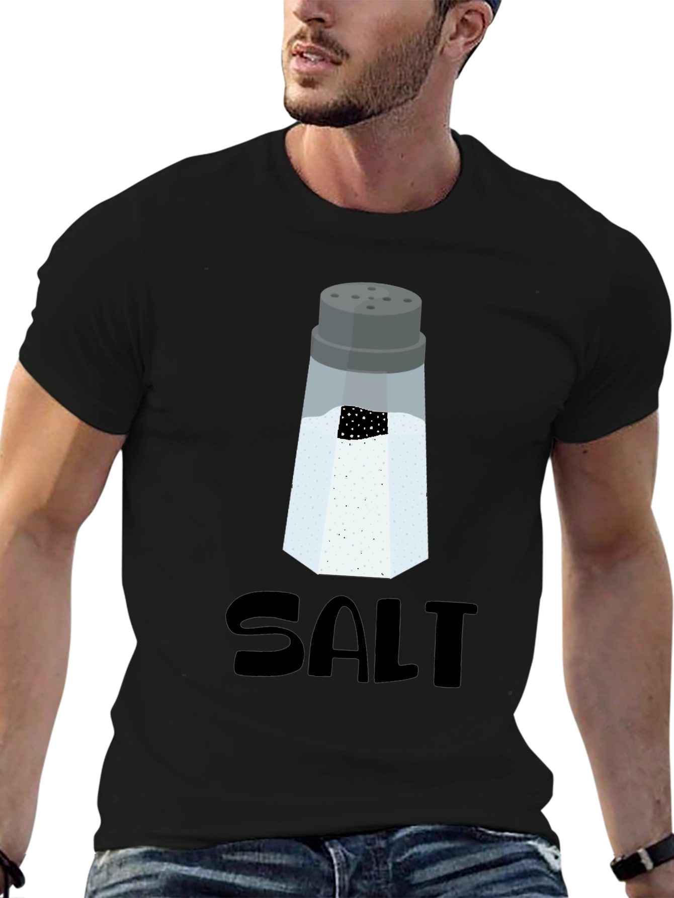 Salt Shaker Graphic T-Shirt - Funny Food Tee