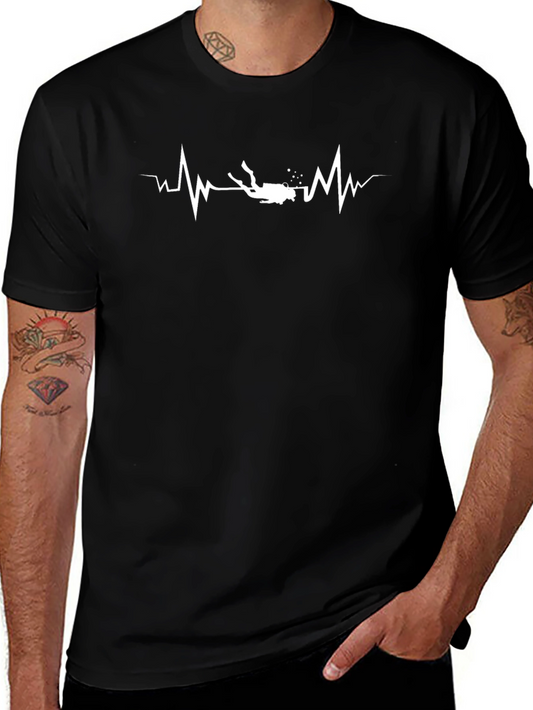 Scuba Diving Heartbeat T-Shirt - Divers Pulse!