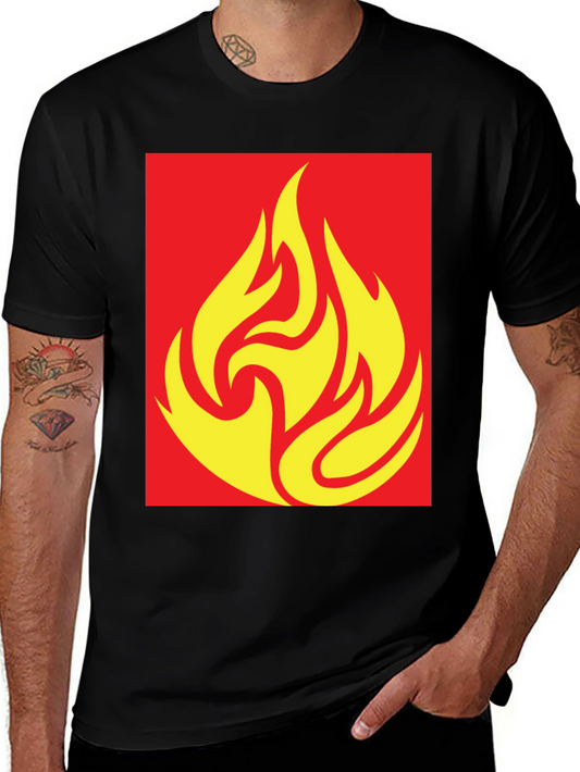 Flame Graphic Tee - Bold Style