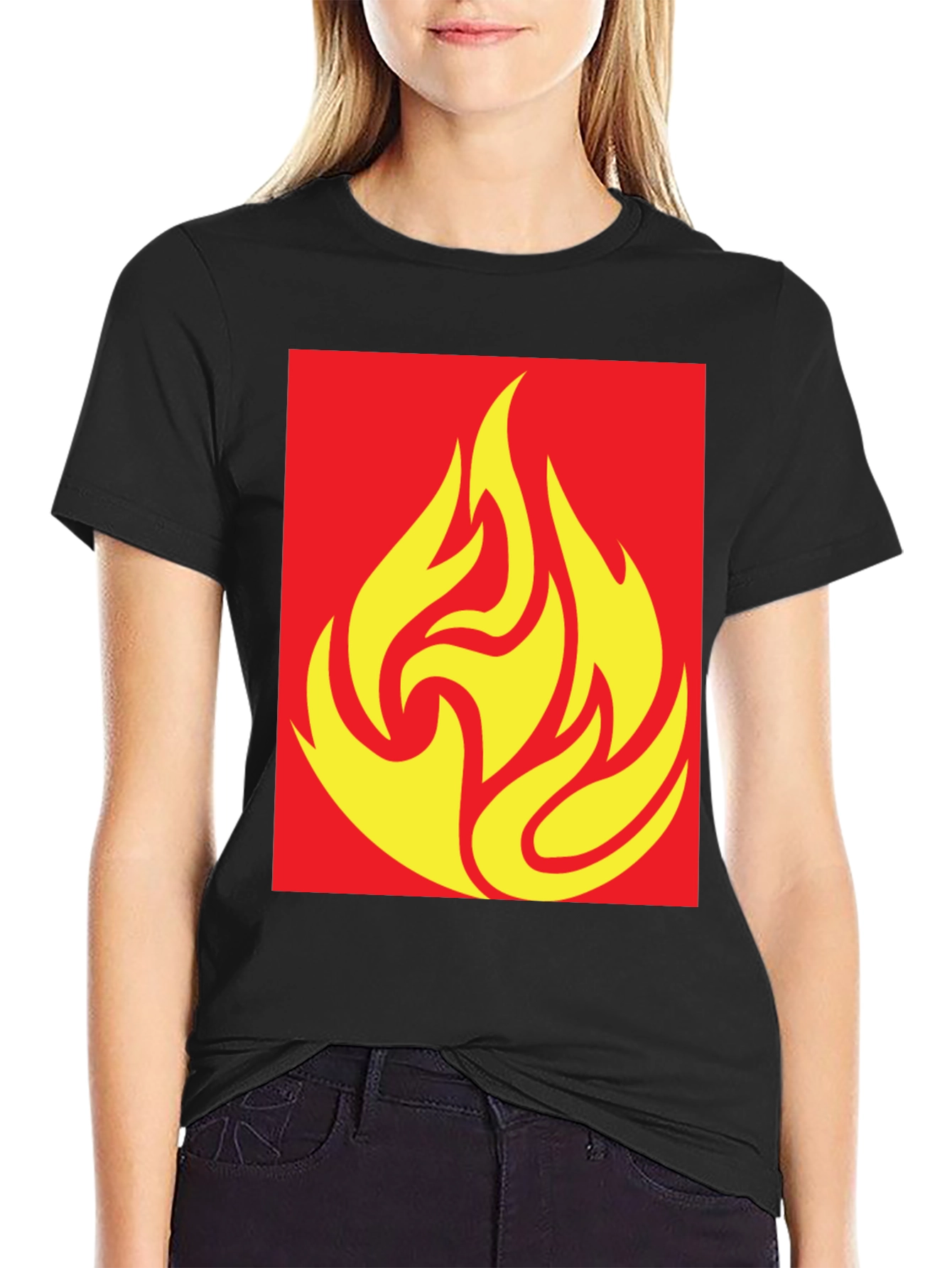 Flame Graphic Tee - Bold Style