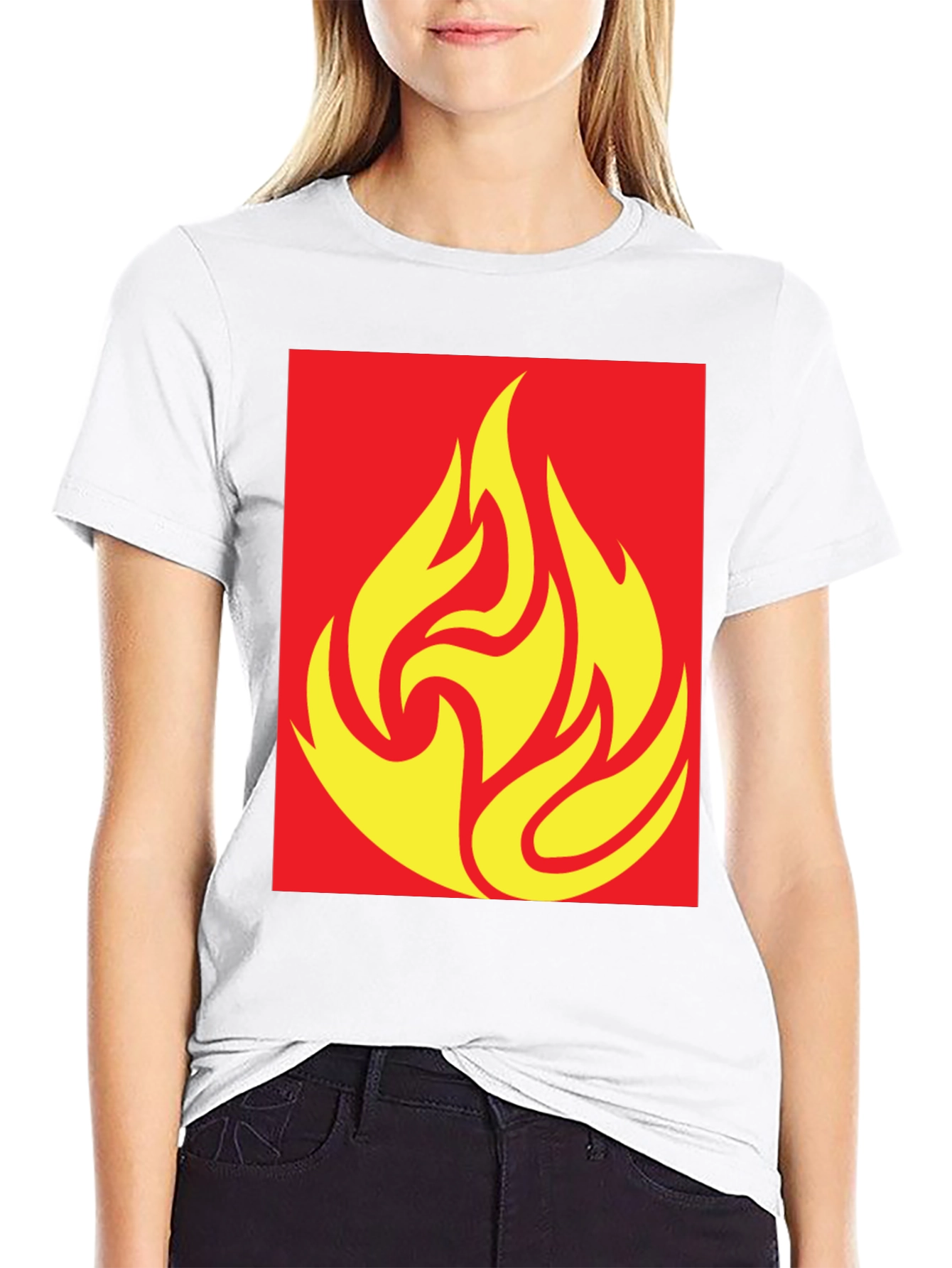 Flame Graphic Tee - Bold Style