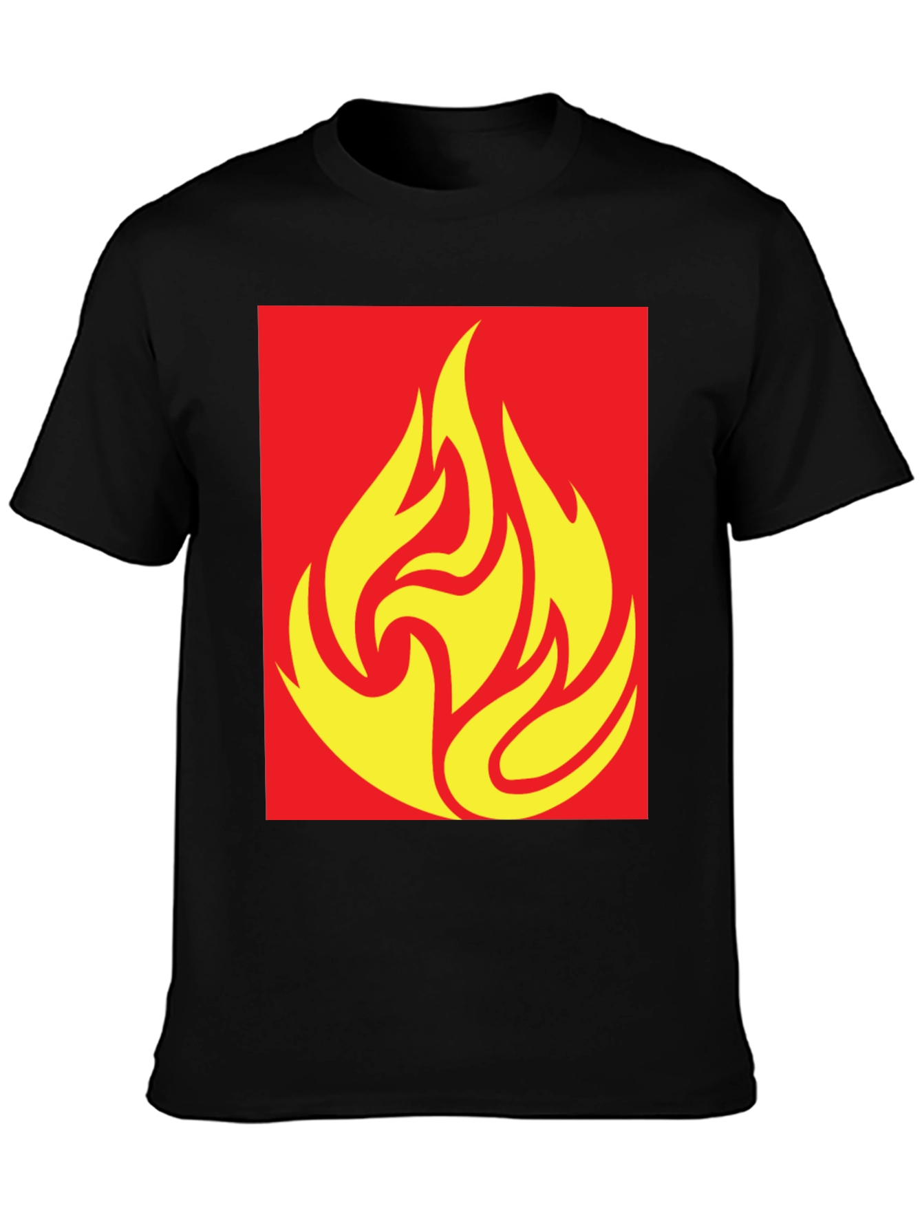 Flame Graphic Tee - Bold Style