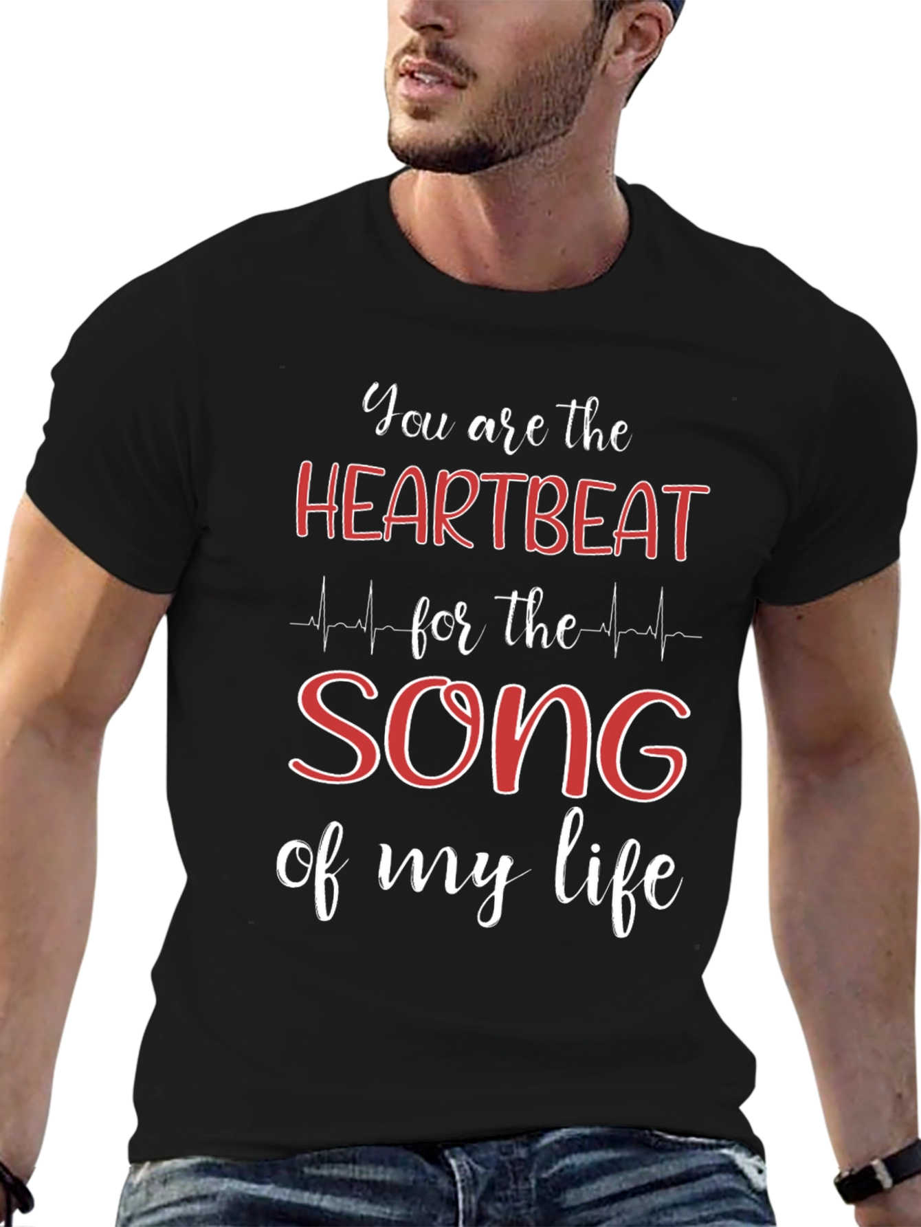 Heartbeat Song Graphic Tee - Lifes Anthem