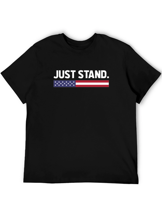 Just Stand Patriotic Graphic Tee