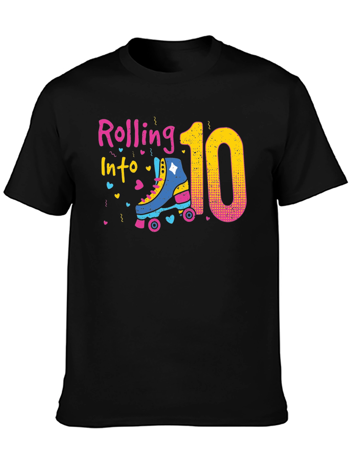 Rolling Into 10th Birthday T-Shirt