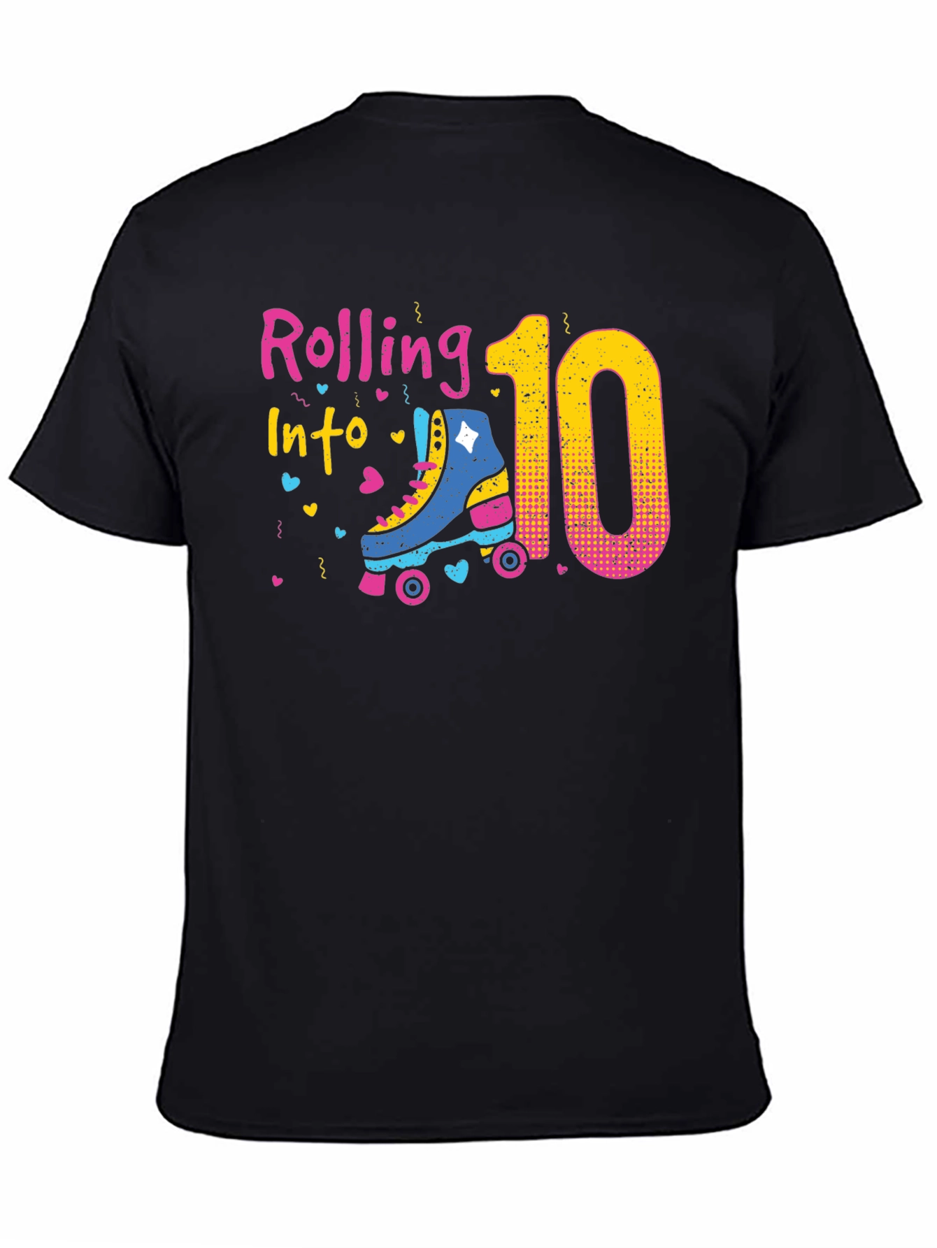 Rolling Into 10th Birthday T-Shirt
