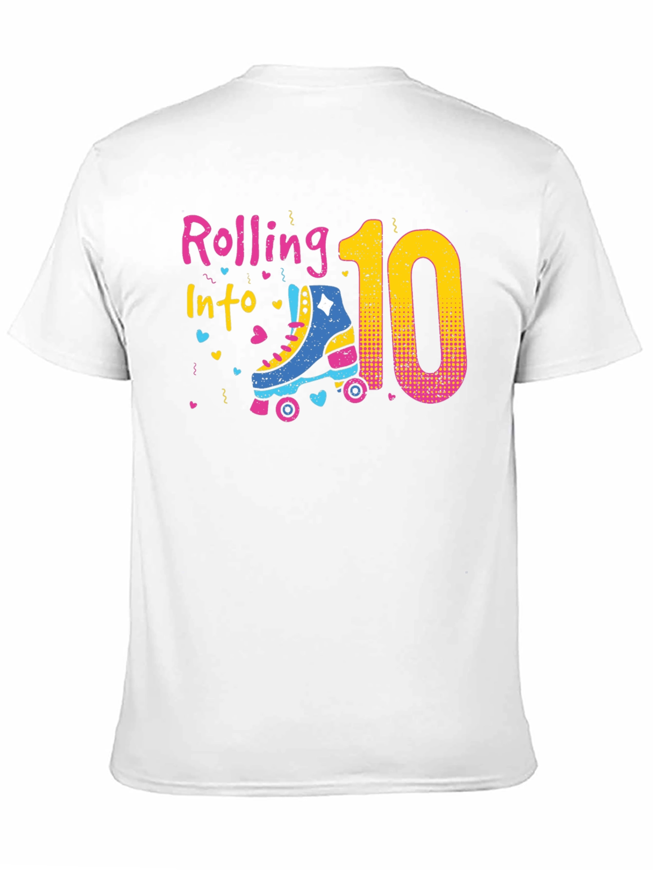 Rolling Into 10th Birthday T-Shirt