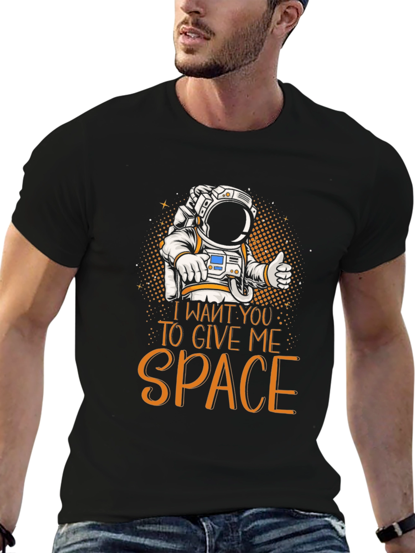 Give Me Space Astronaut Graphic T-Shirt