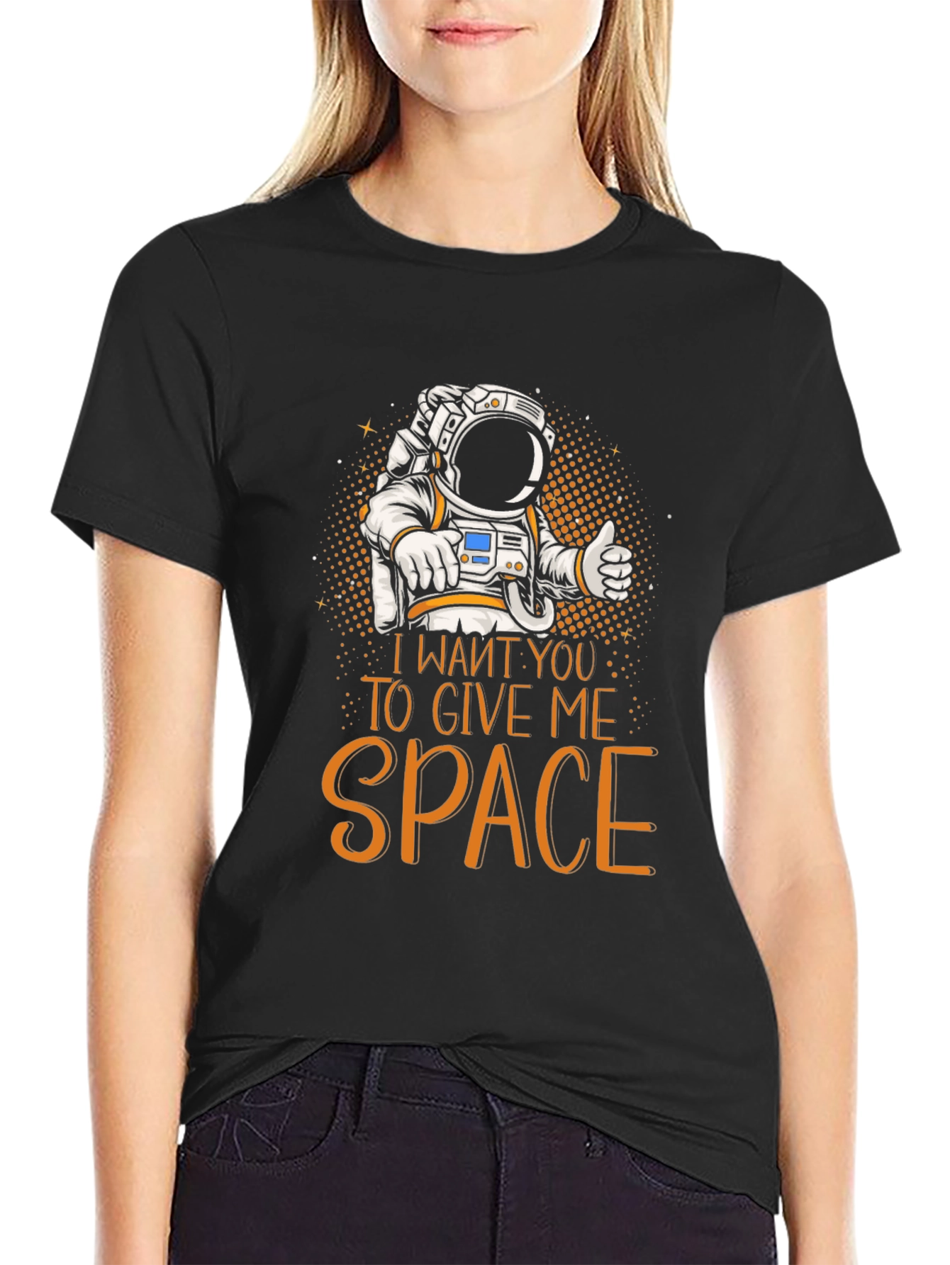 Give Me Space Astronaut Graphic T-Shirt