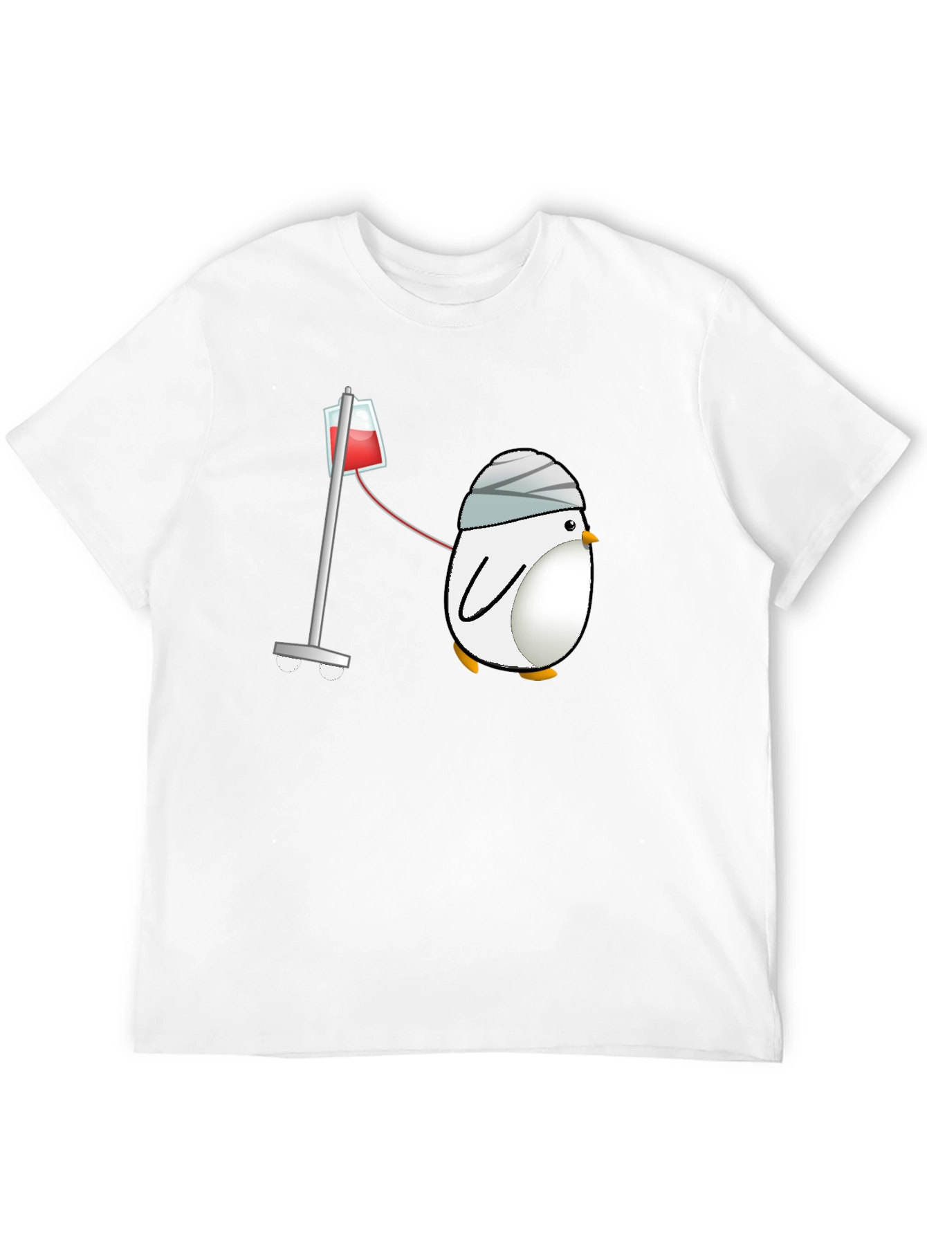Sick Penguin T-Shirt - Get Well Soon!
