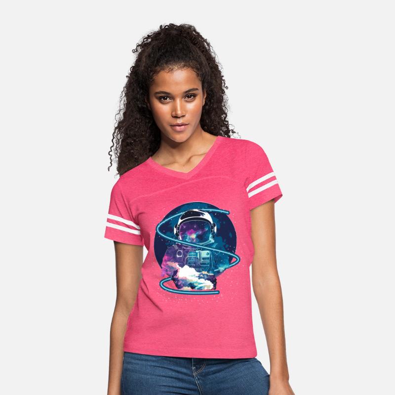 Galaxy Astronaut Full Moon Astronomy Space Science