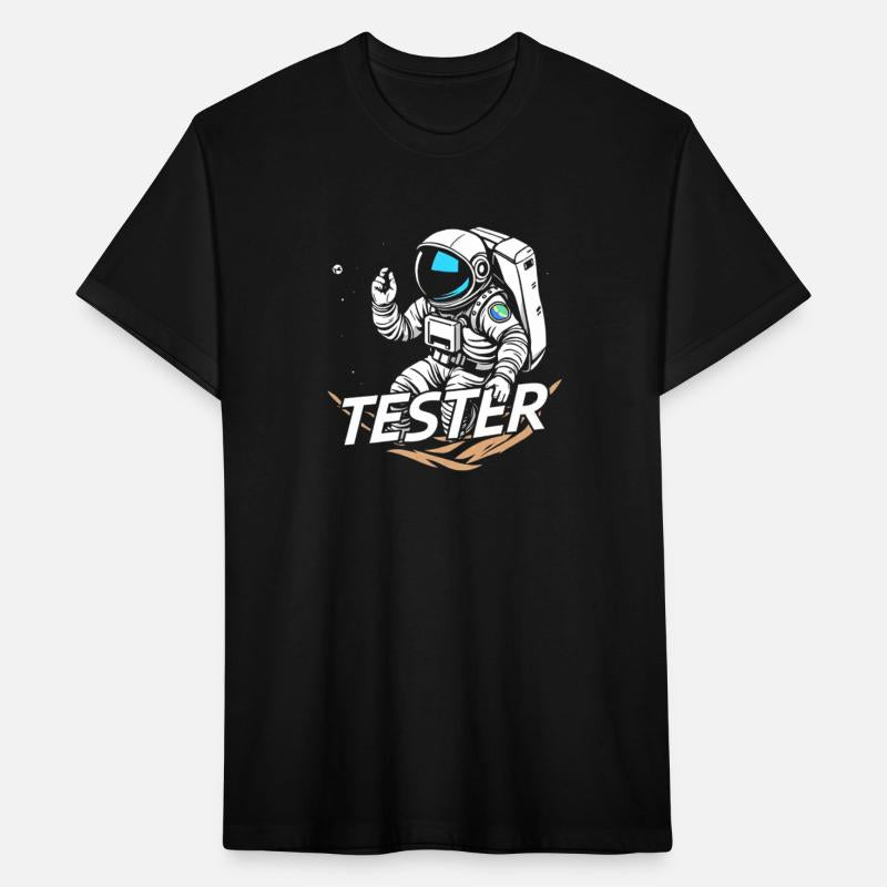 Game tester gamer astronaut gaming art