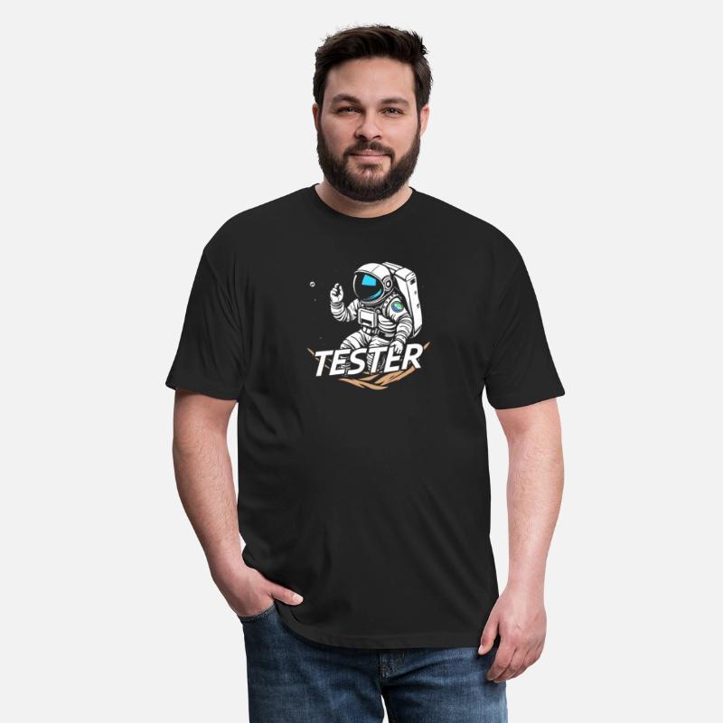 Game tester gamer astronaut gaming art