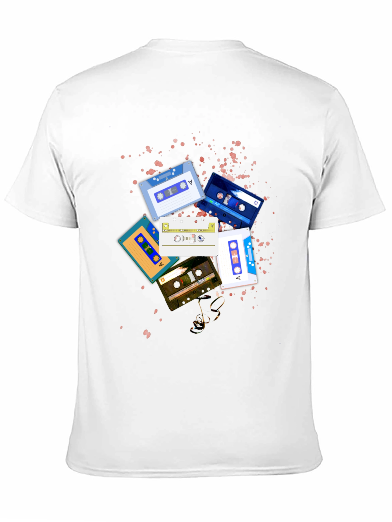 Retro Cassette Tape Graphic T-Shirt
