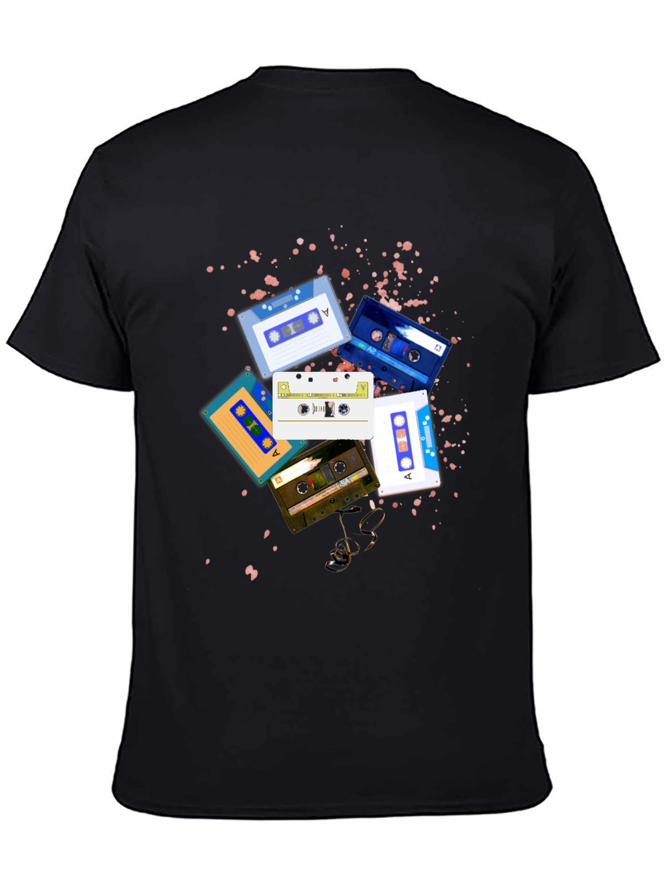 Retro Cassette Tape Graphic T-Shirt