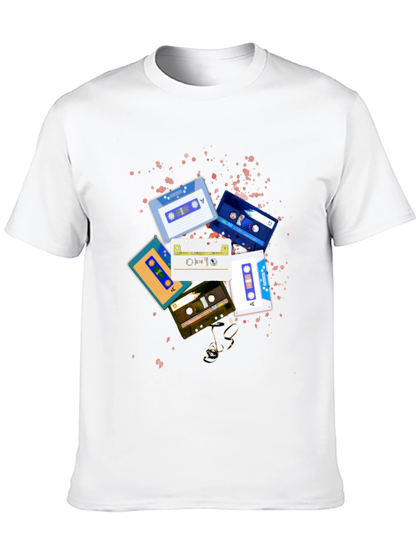Retro Cassette Tape Graphic T-Shirt