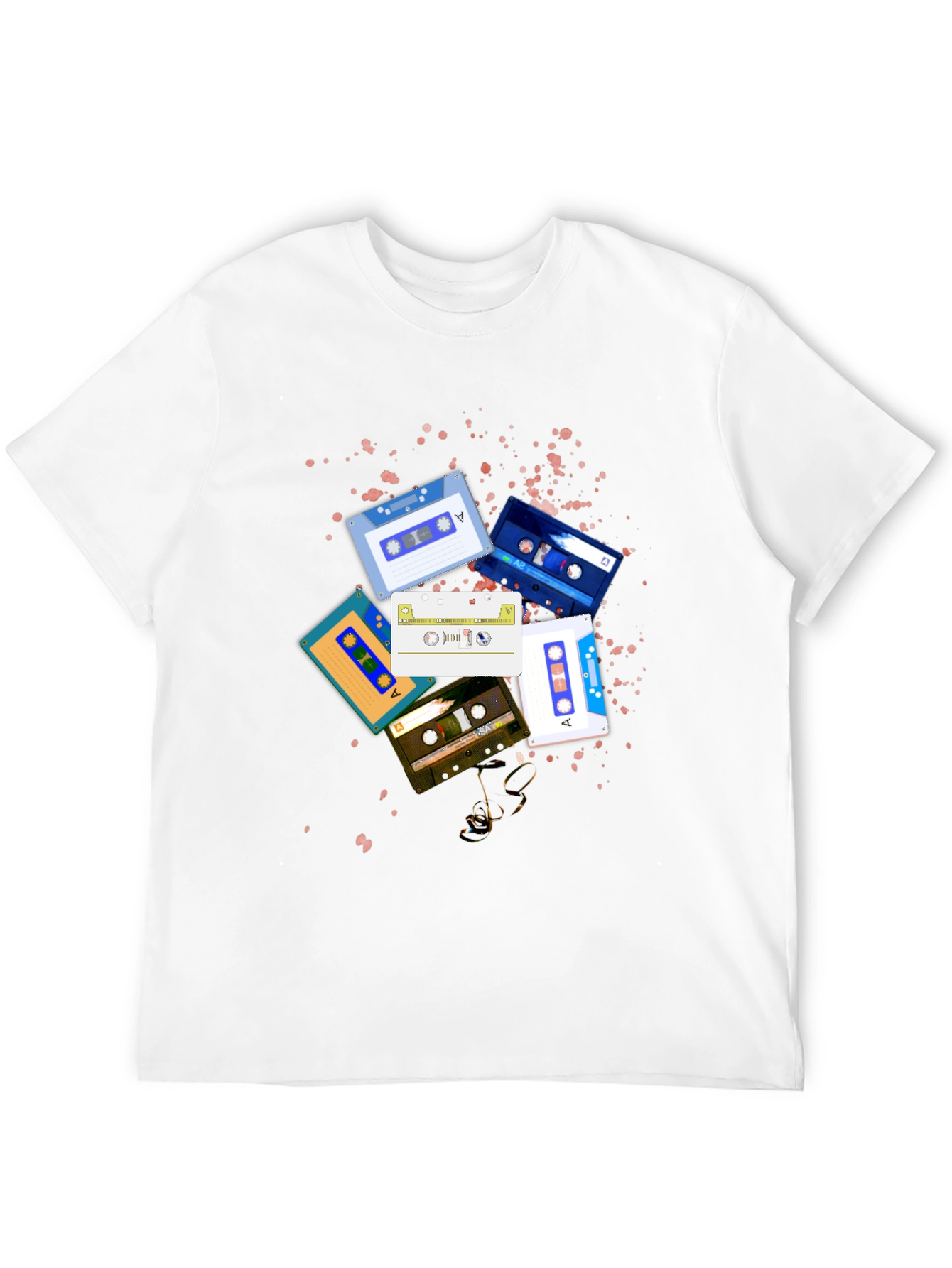 Retro Cassette Tape Graphic T-Shirt