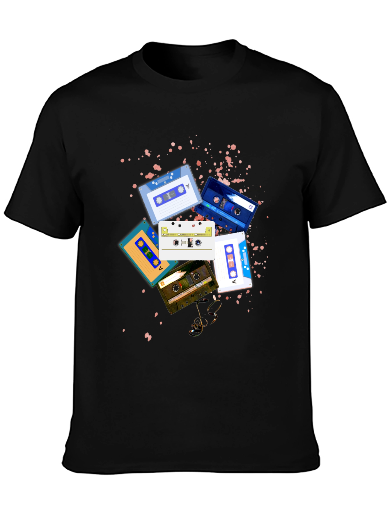Retro Cassette Tape Graphic T-Shirt