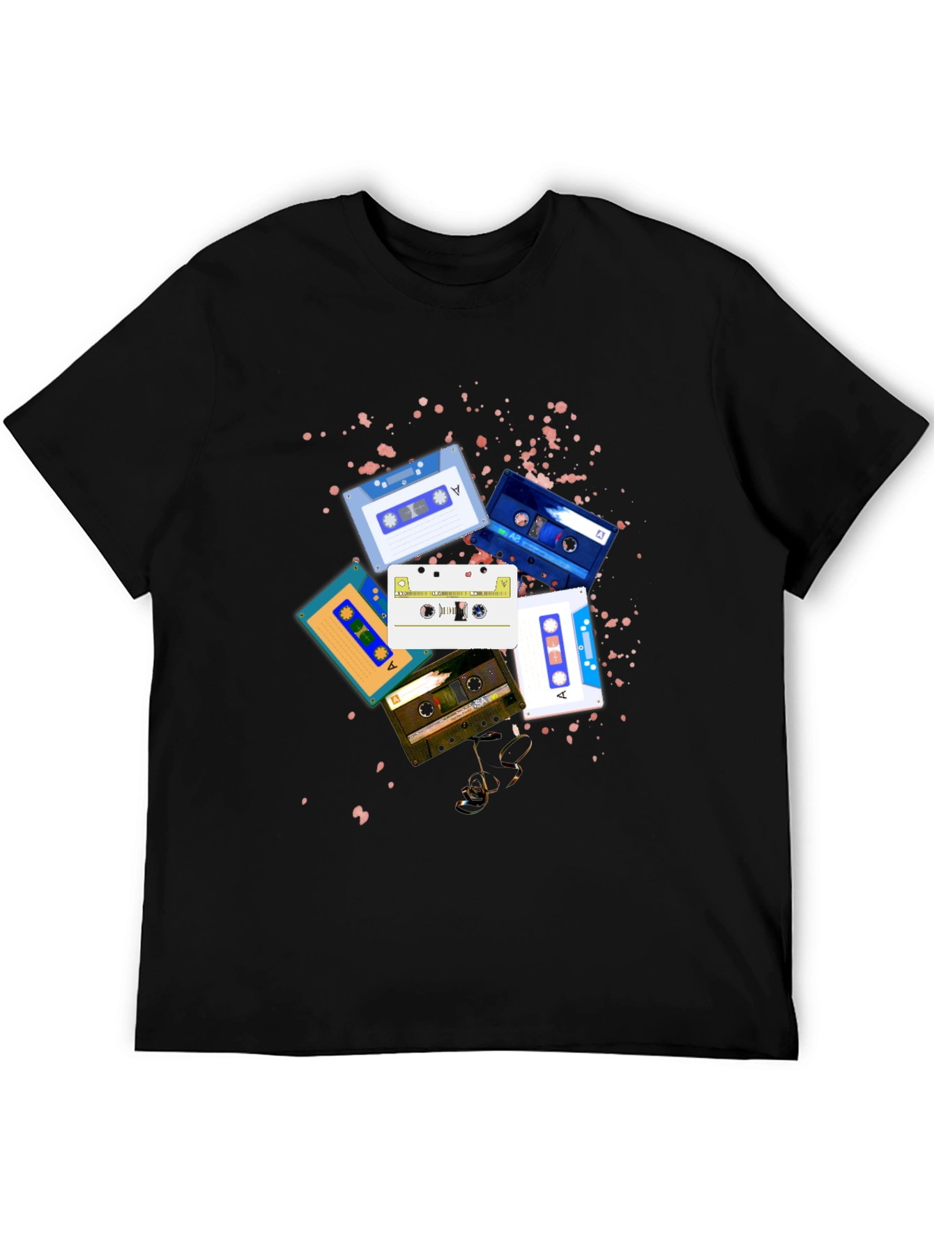 Retro Cassette Tape Graphic T-Shirt