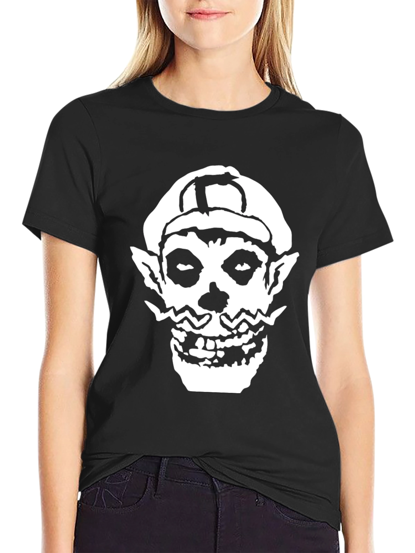 Misfits Skull Warrio T-Shirt - Black