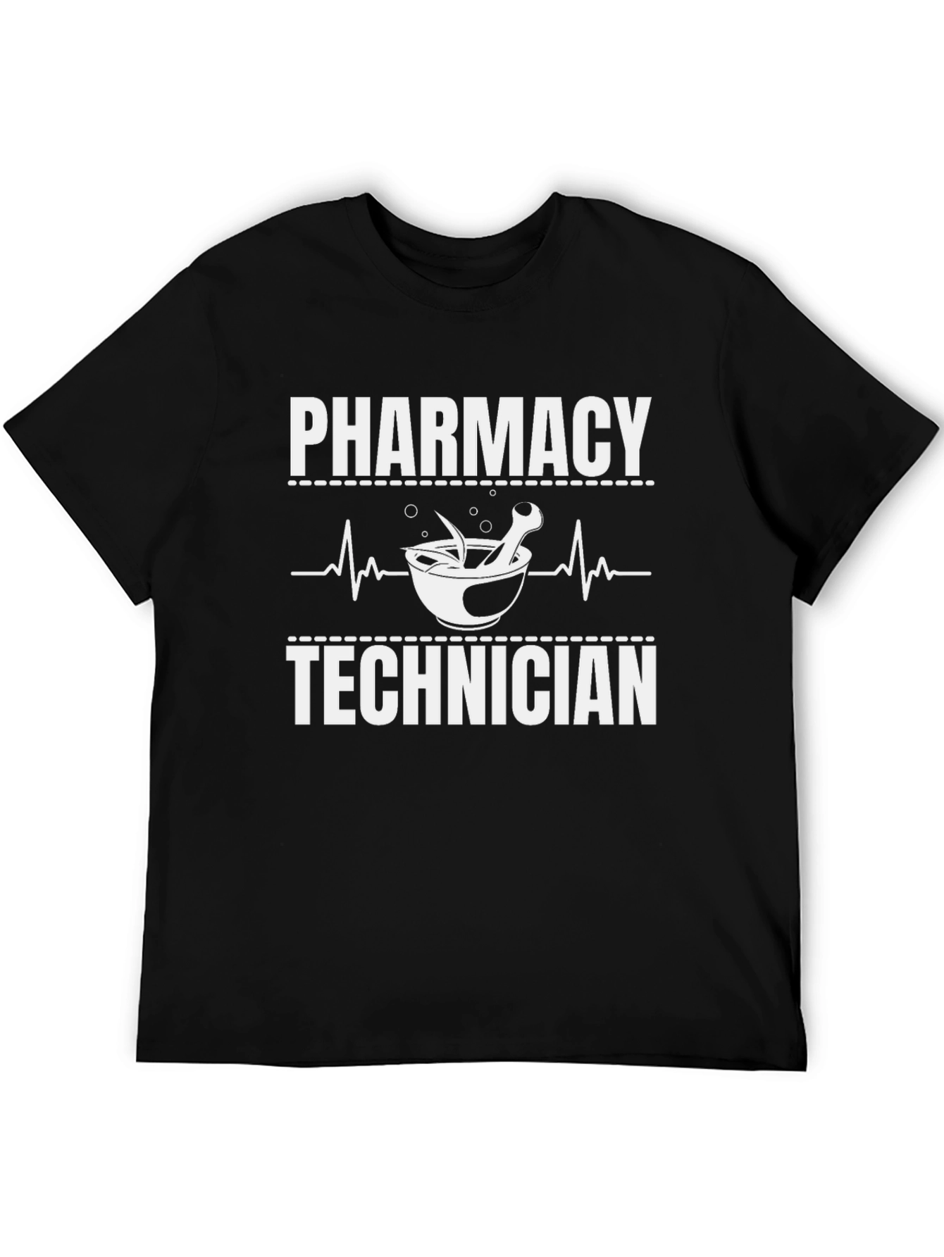 Pharmacy Technician T-Shirt - Black Cotton Tee