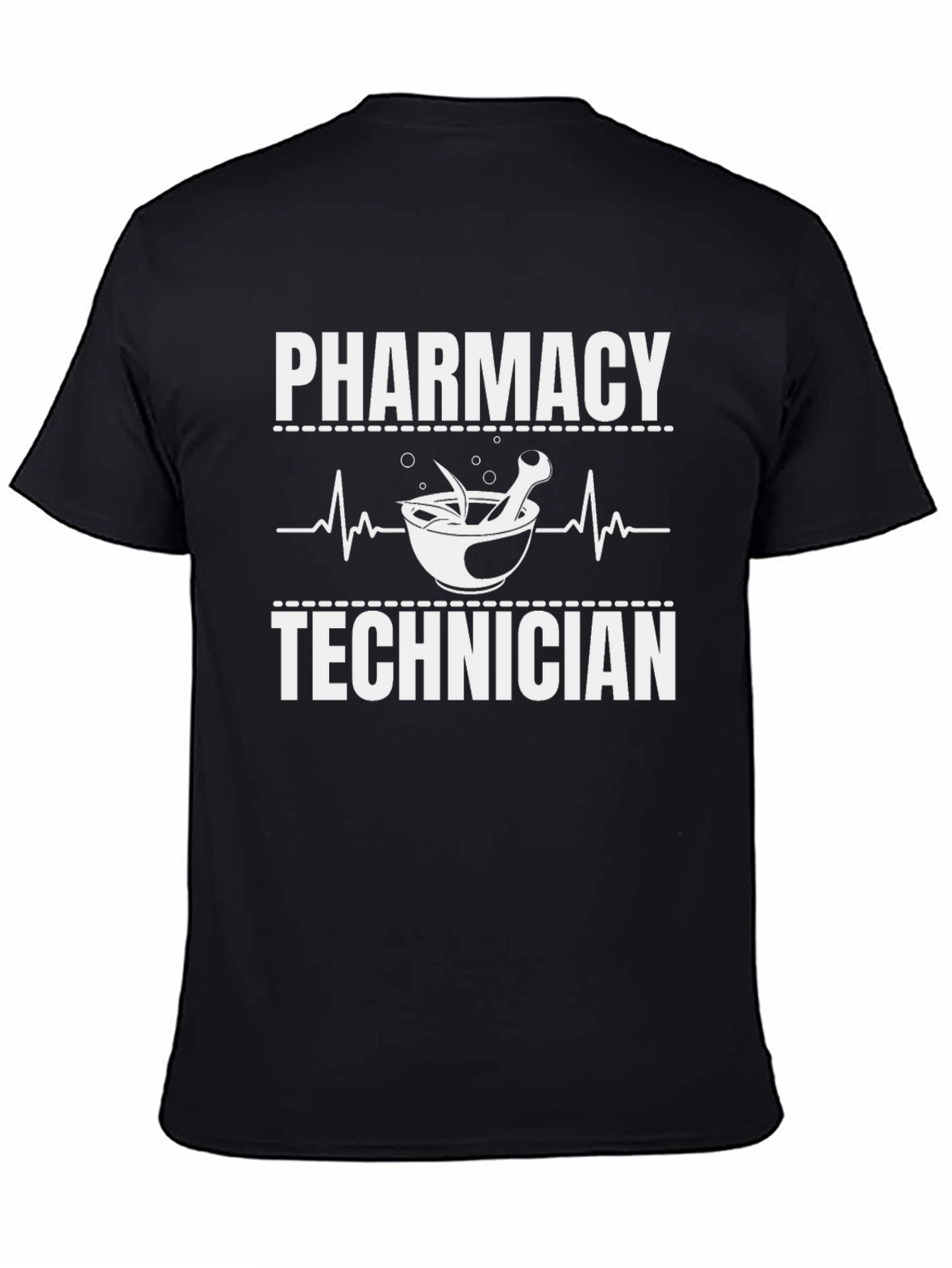 Pharmacy Technician T-Shirt - Black Cotton Tee